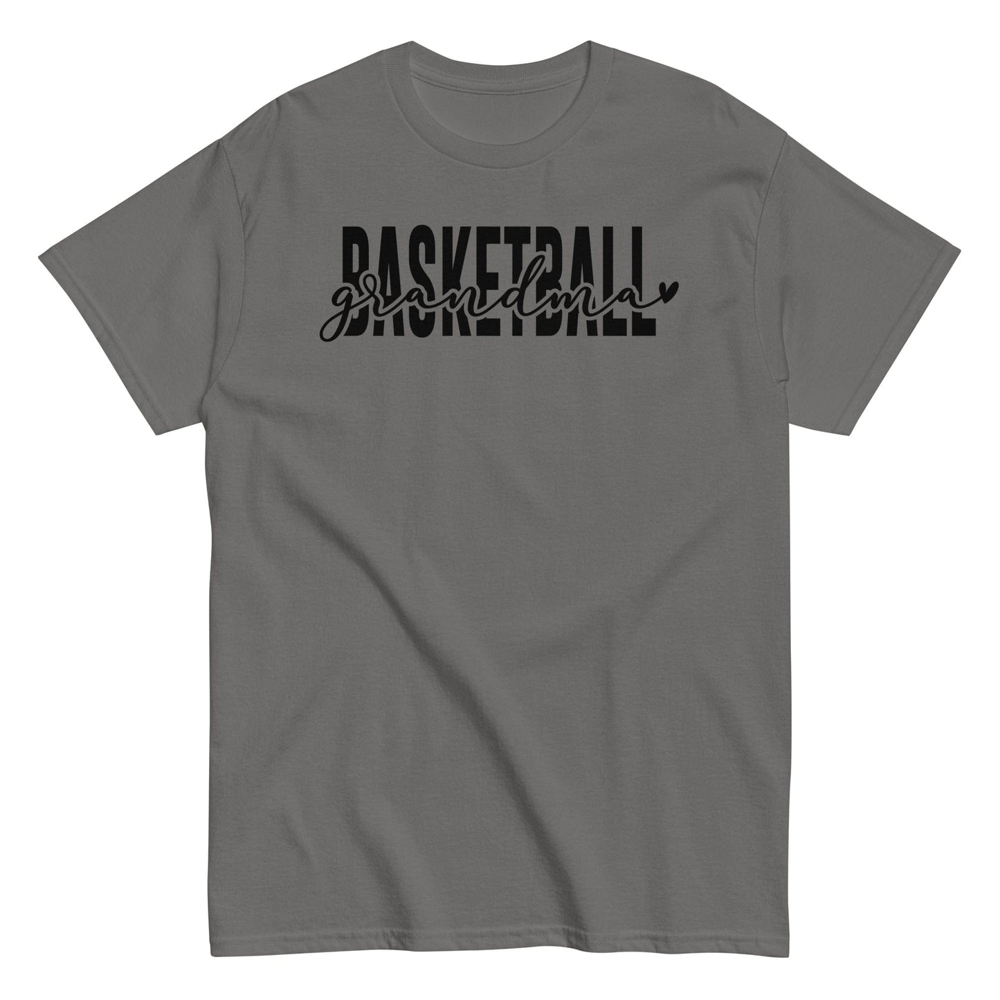 Basketball Grandma Shirt - Black Text Charcoal / S Spirit Gear Collective T-Shirt