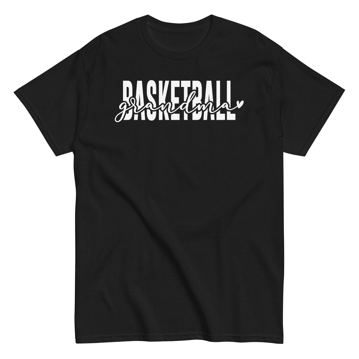 Basketball Grandma Shirt - White Text Black / S Spirit Gear Collective T-Shirt