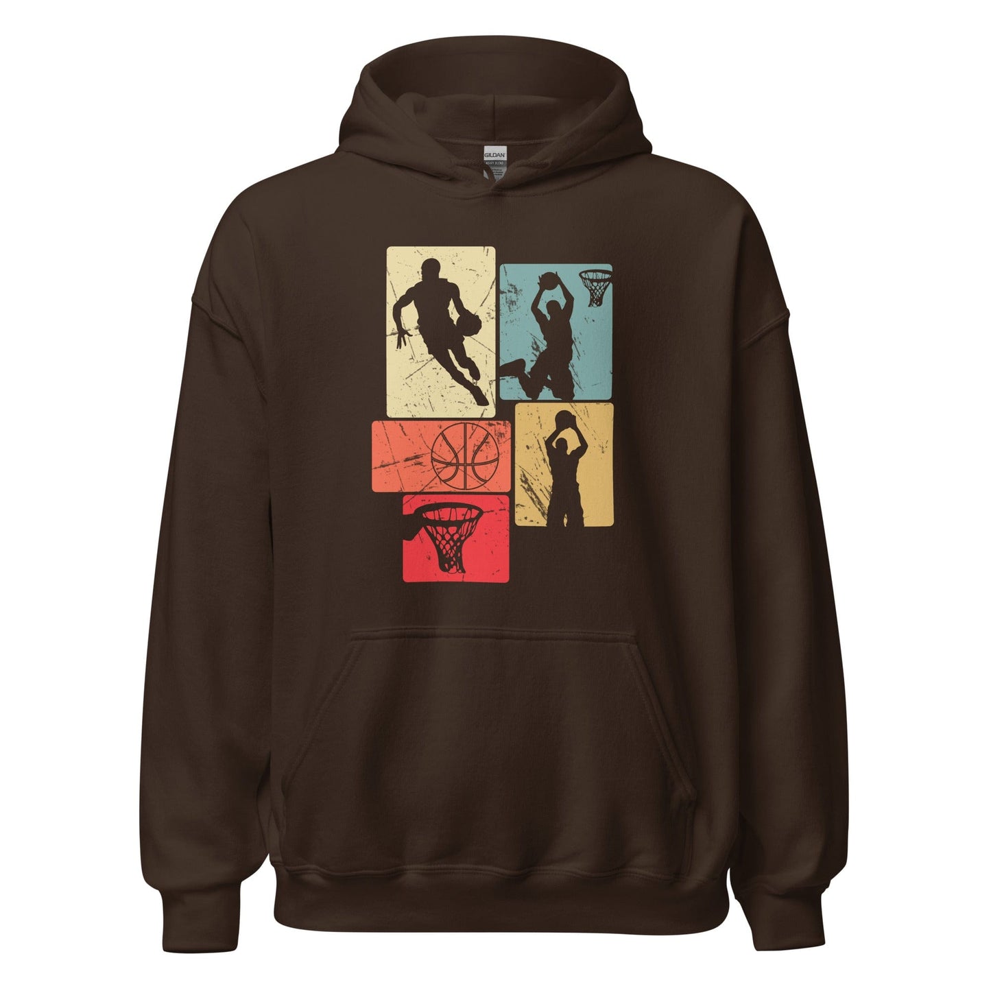 Basketball Graphic Hoodie Dark Chocolate / S Spirit Gear Collective Hoodie