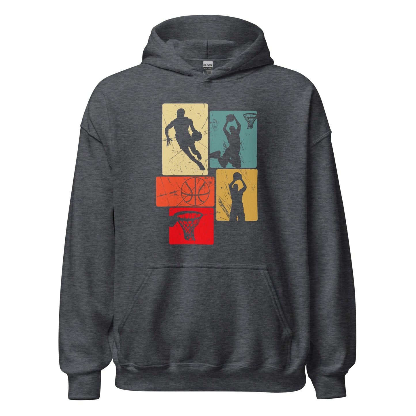 Basketball Graphic Hoodie Dark Heather / S Spirit Gear Collective Hoodie