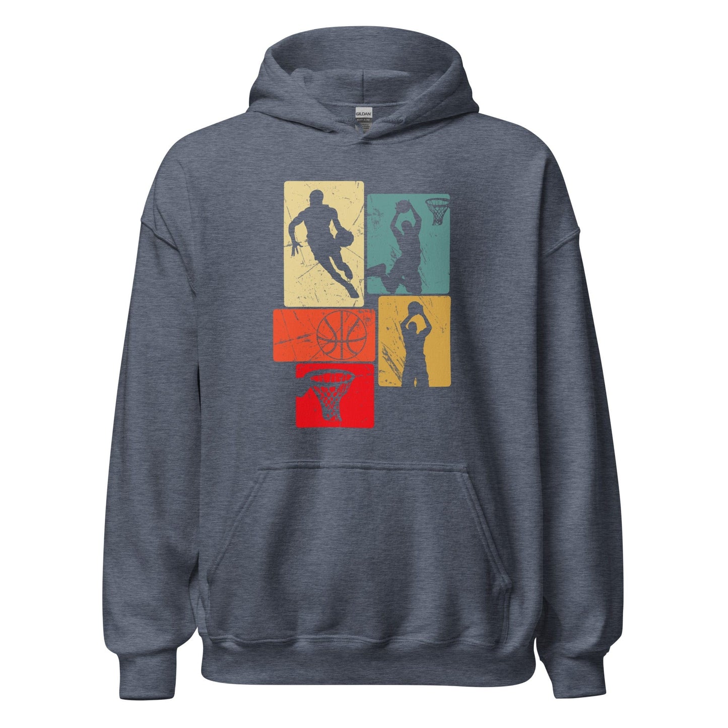 Basketball Graphic Hoodie Heather Sport Dark Navy / S Spirit Gear Collective Hoodie