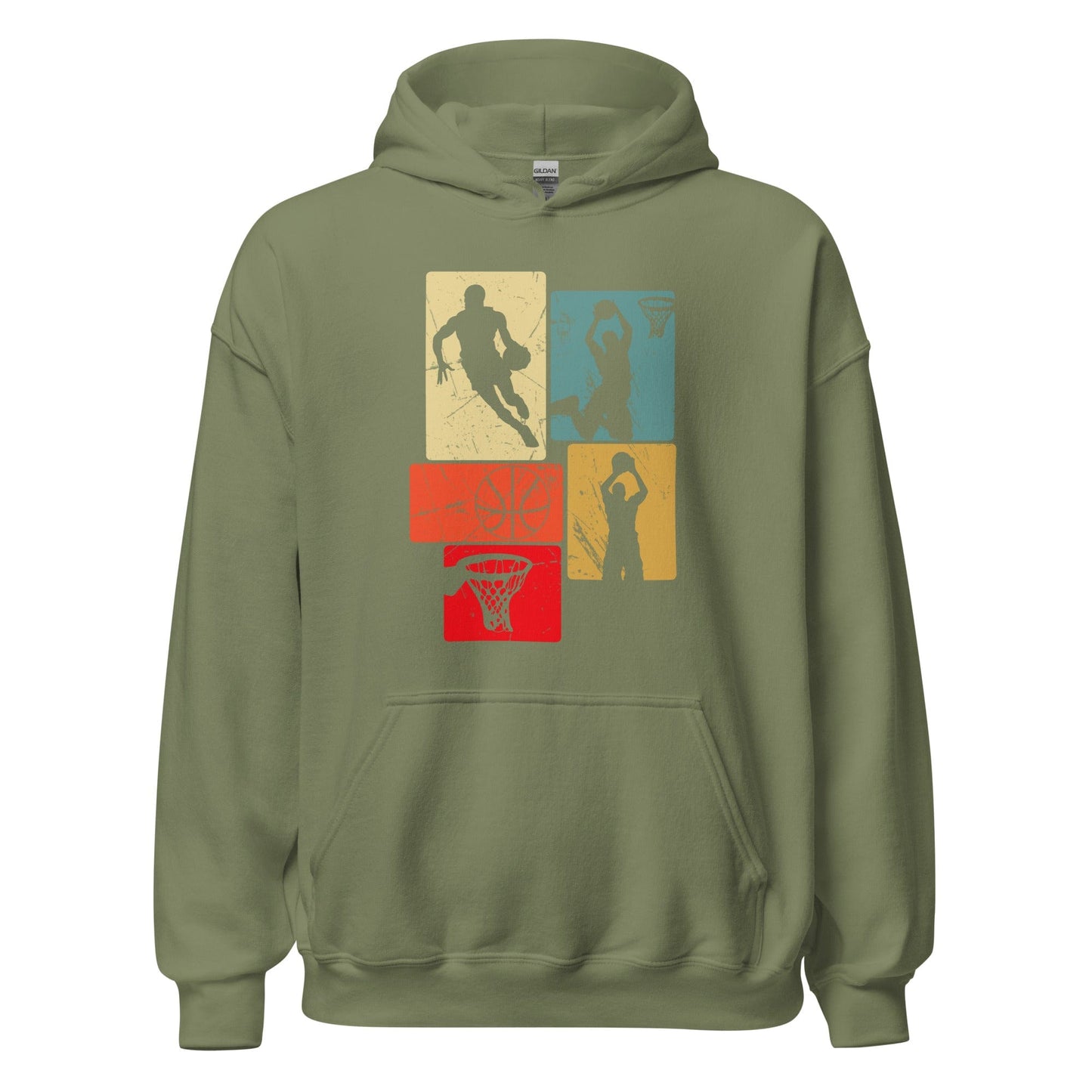 Basketball Graphic Hoodie Military Green / S Spirit Gear Collective Hoodie