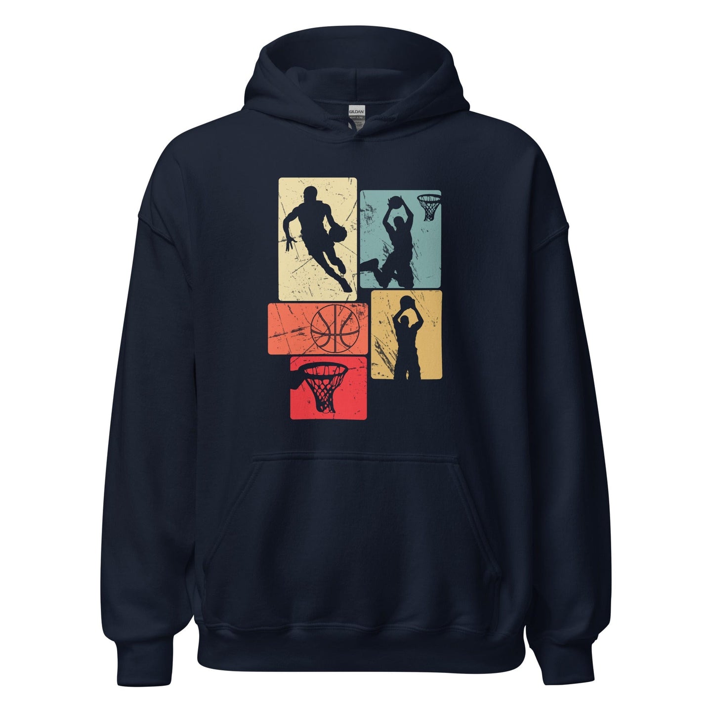Basketball Graphic Hoodie Navy / S Spirit Gear Collective Hoodie