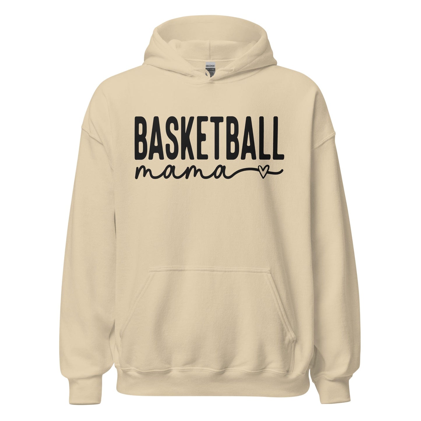 Basketball Mama Hoodie Sand / S Spirit Gear Collective Hoodie