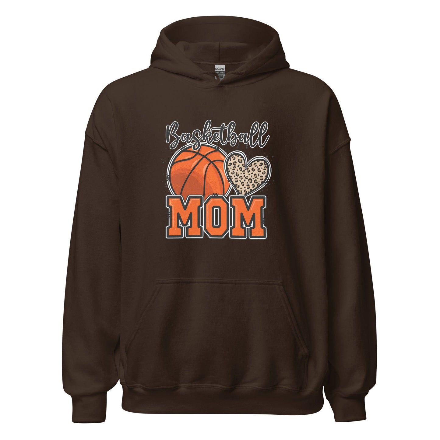 Basketball Mom Hoodie Dark Chocolate / S Spirit Gear Collective Hoodie