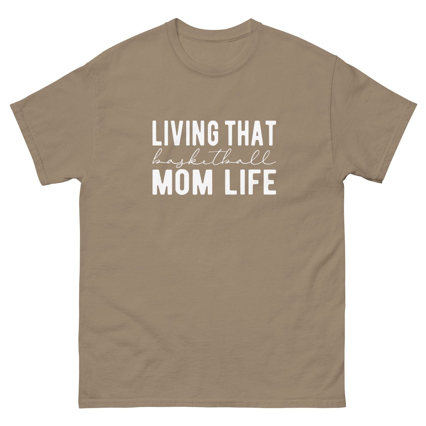 Basketball Mom Life Shirt Brown Savana / S Spirit Gear Collective T-Shirt