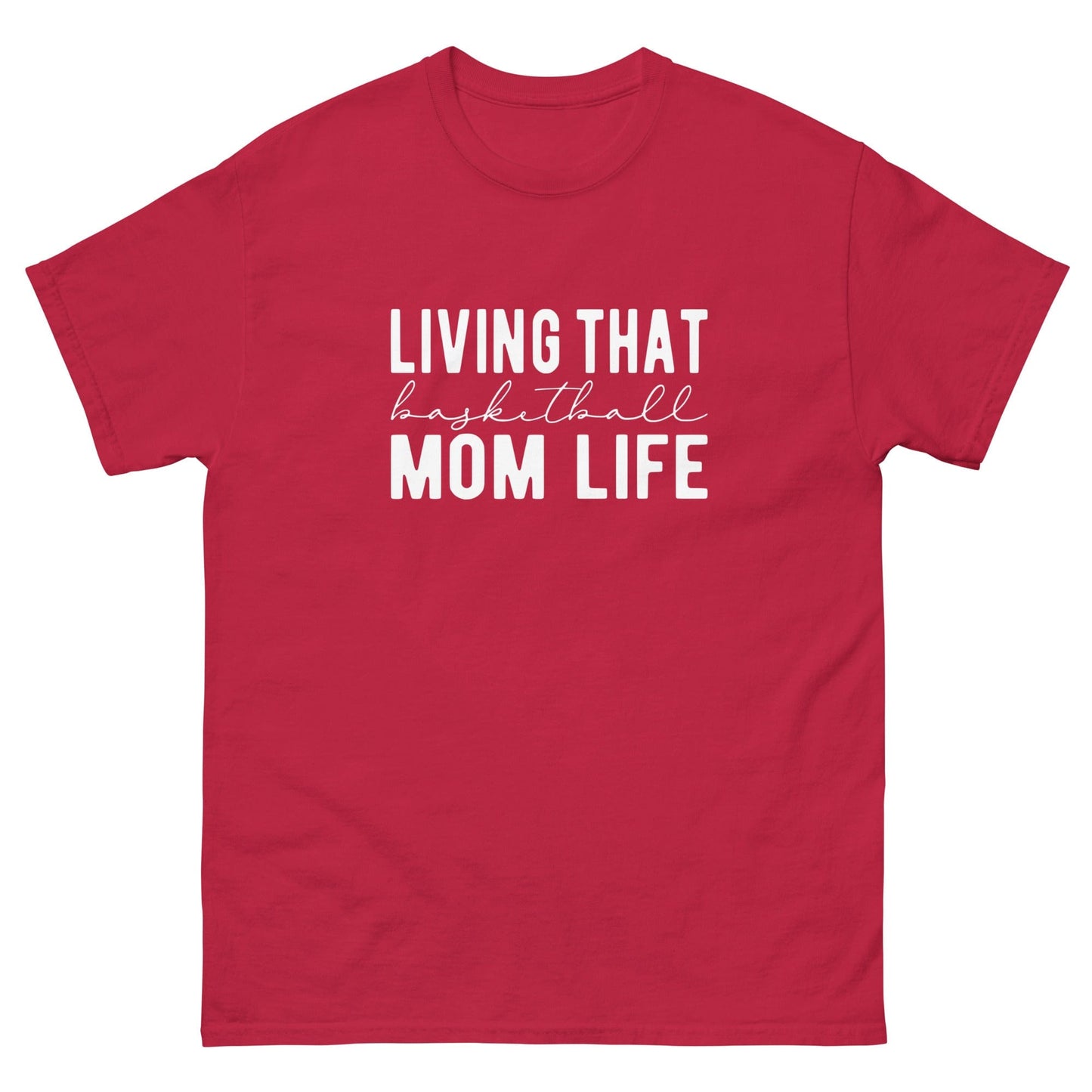 Basketball Mom Life Shirt Cardinal / S Spirit Gear Collective T-Shirt