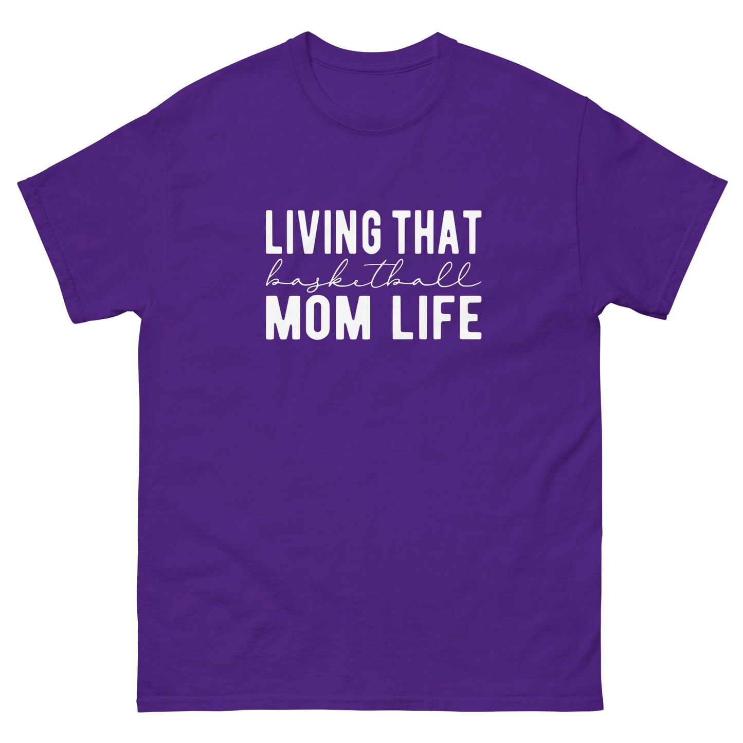 Basketball Mom Life Shirt Purple / S Spirit Gear Collective T-Shirt