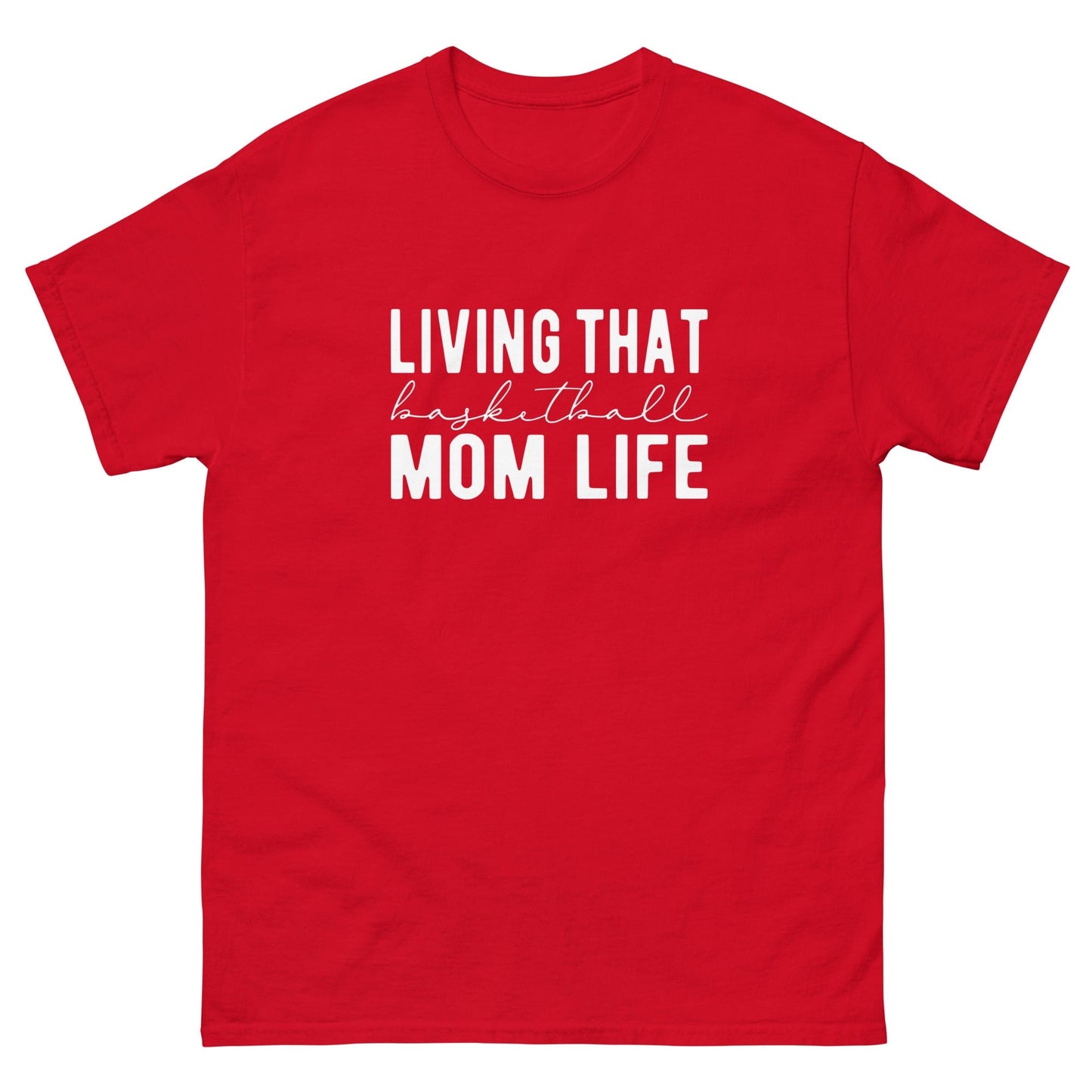 Basketball Mom Life Shirt Red / S Spirit Gear Collective T-Shirt