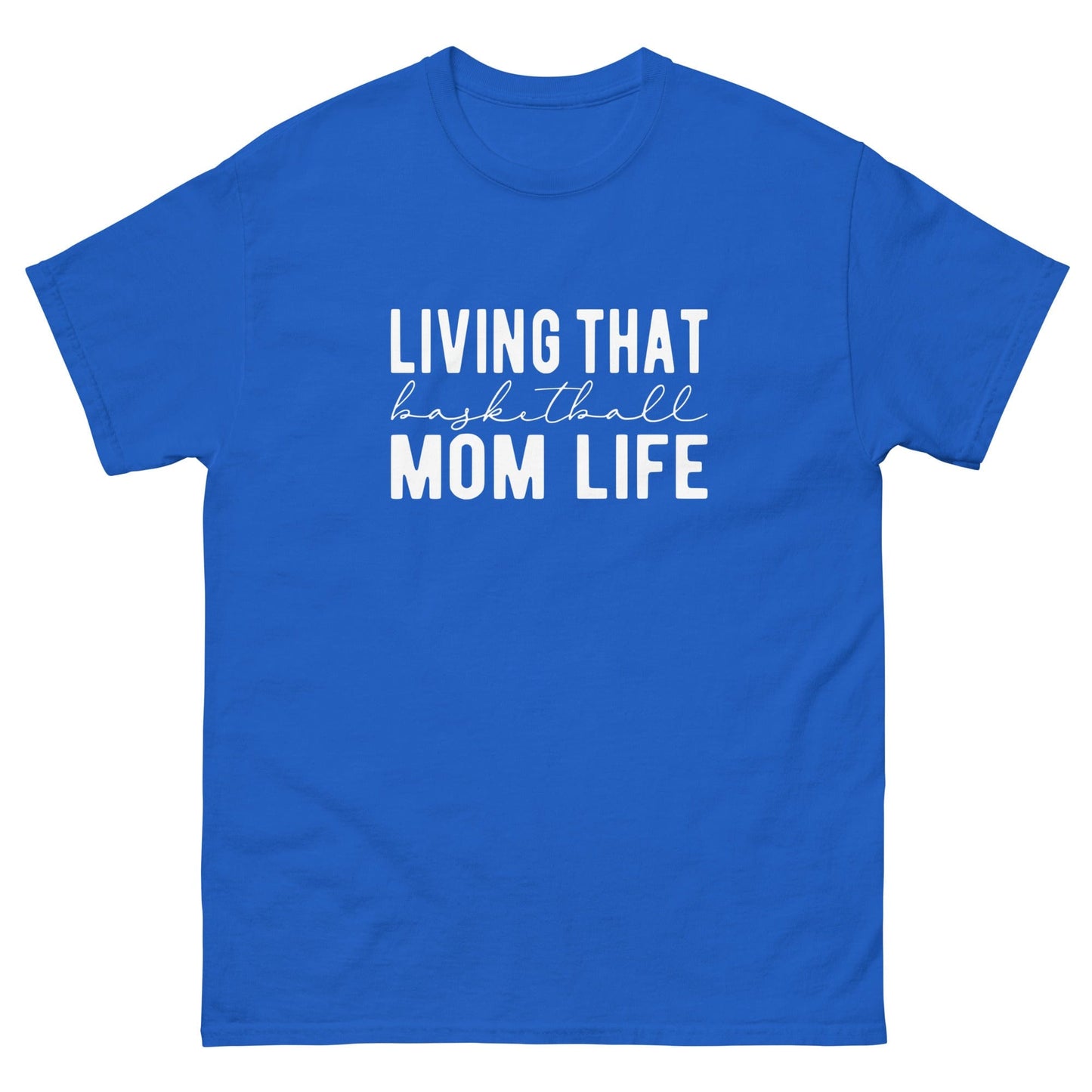 Basketball Mom Life Shirt Royal / S Spirit Gear Collective T-Shirt