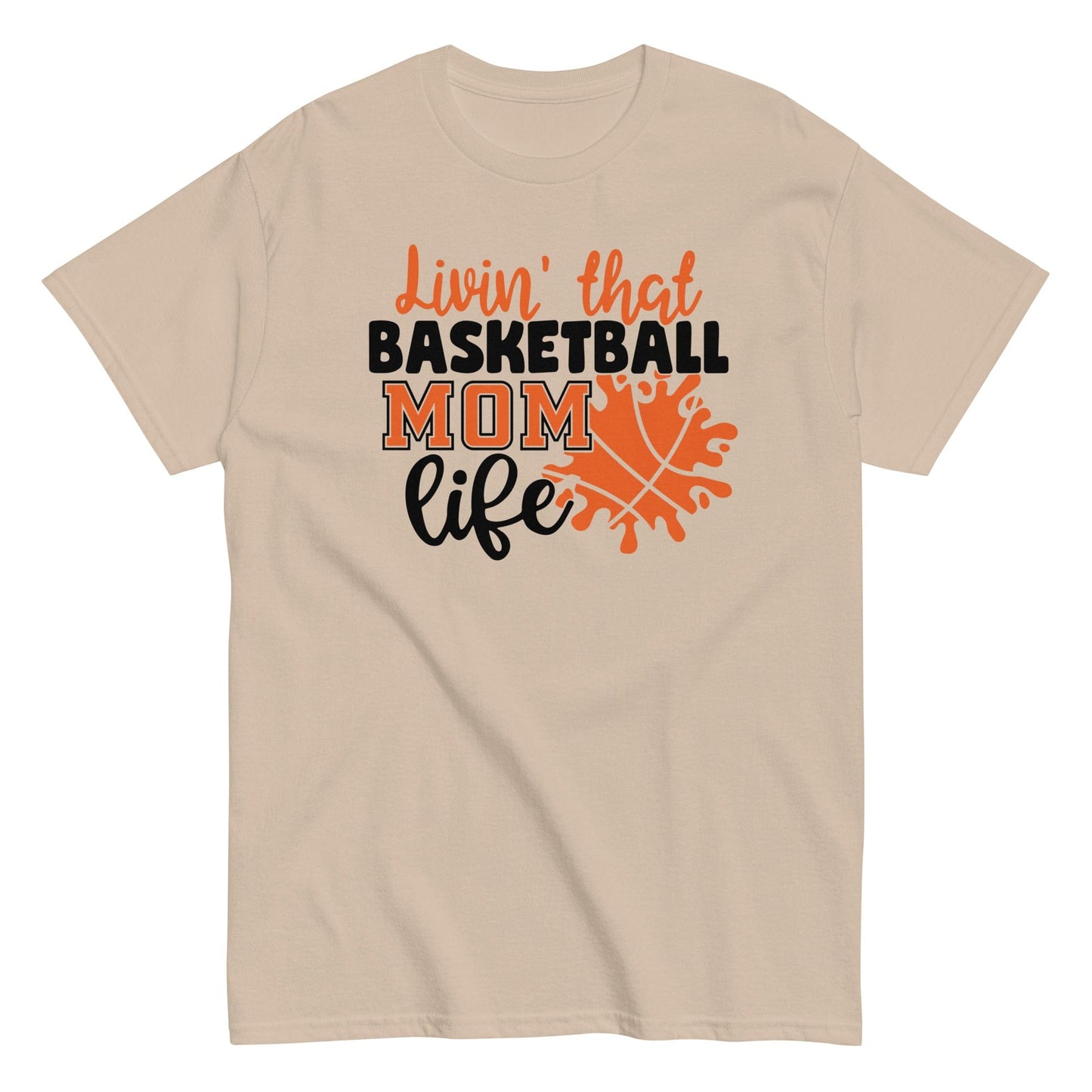 Basketball Mom Life Shirt Sand / S Spirit Gear Collective T-Shirt