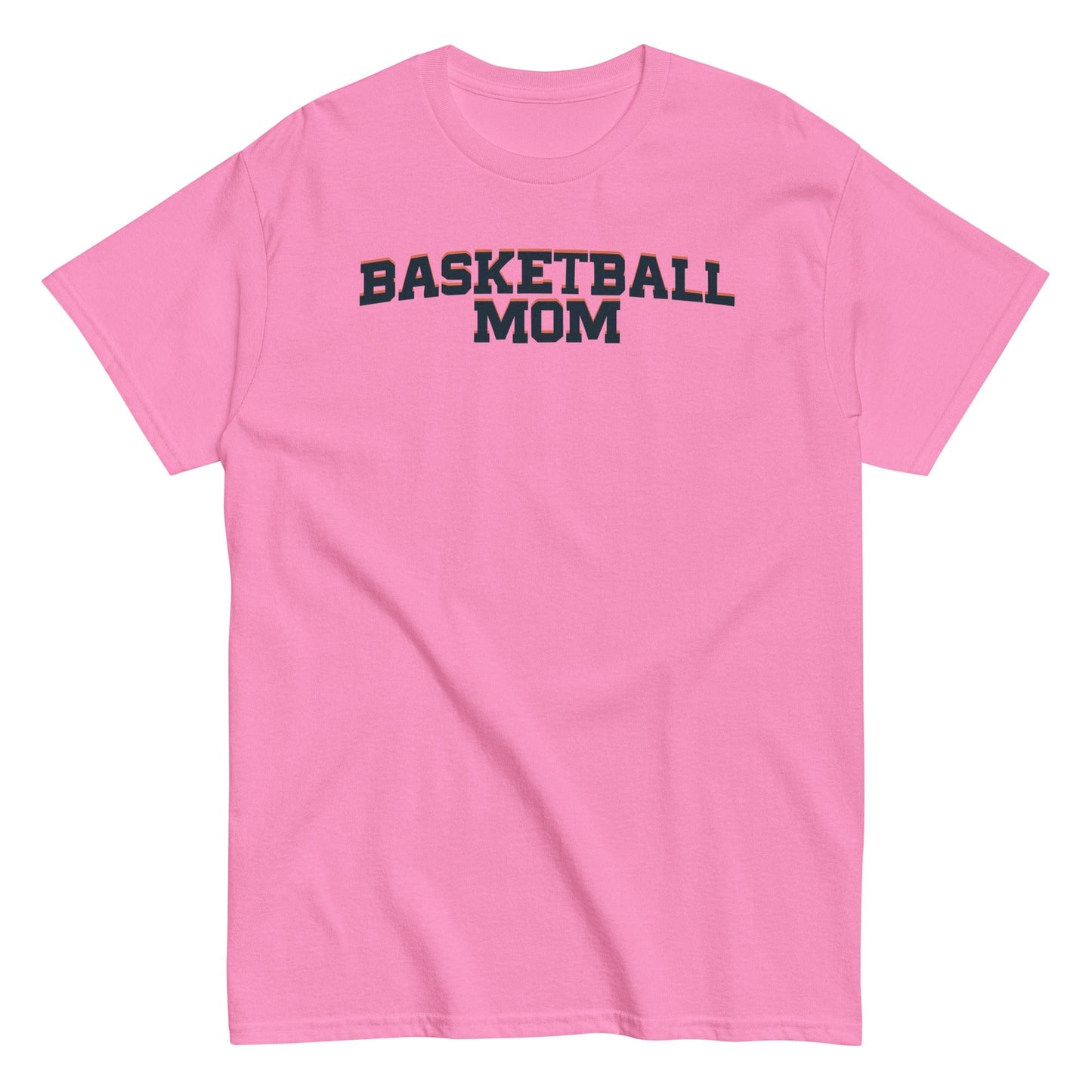 Basketball Mom Shirt - Bold Letters - Dark Text Azalea / S Spirit Gear Collective T-Shirt