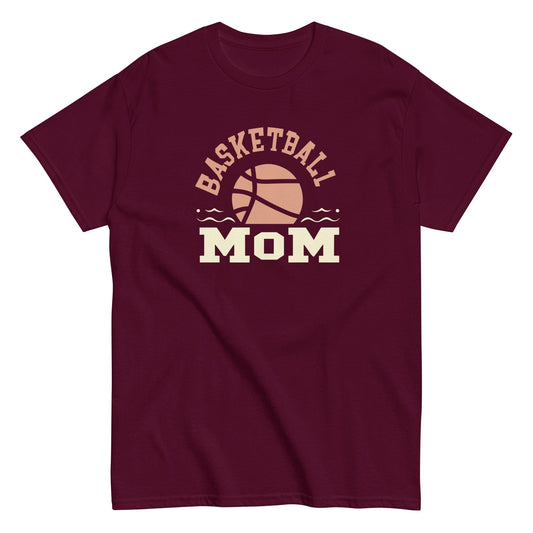 Basketball Mom Shirt Maroon / S Spirit Gear Collective T-Shirt