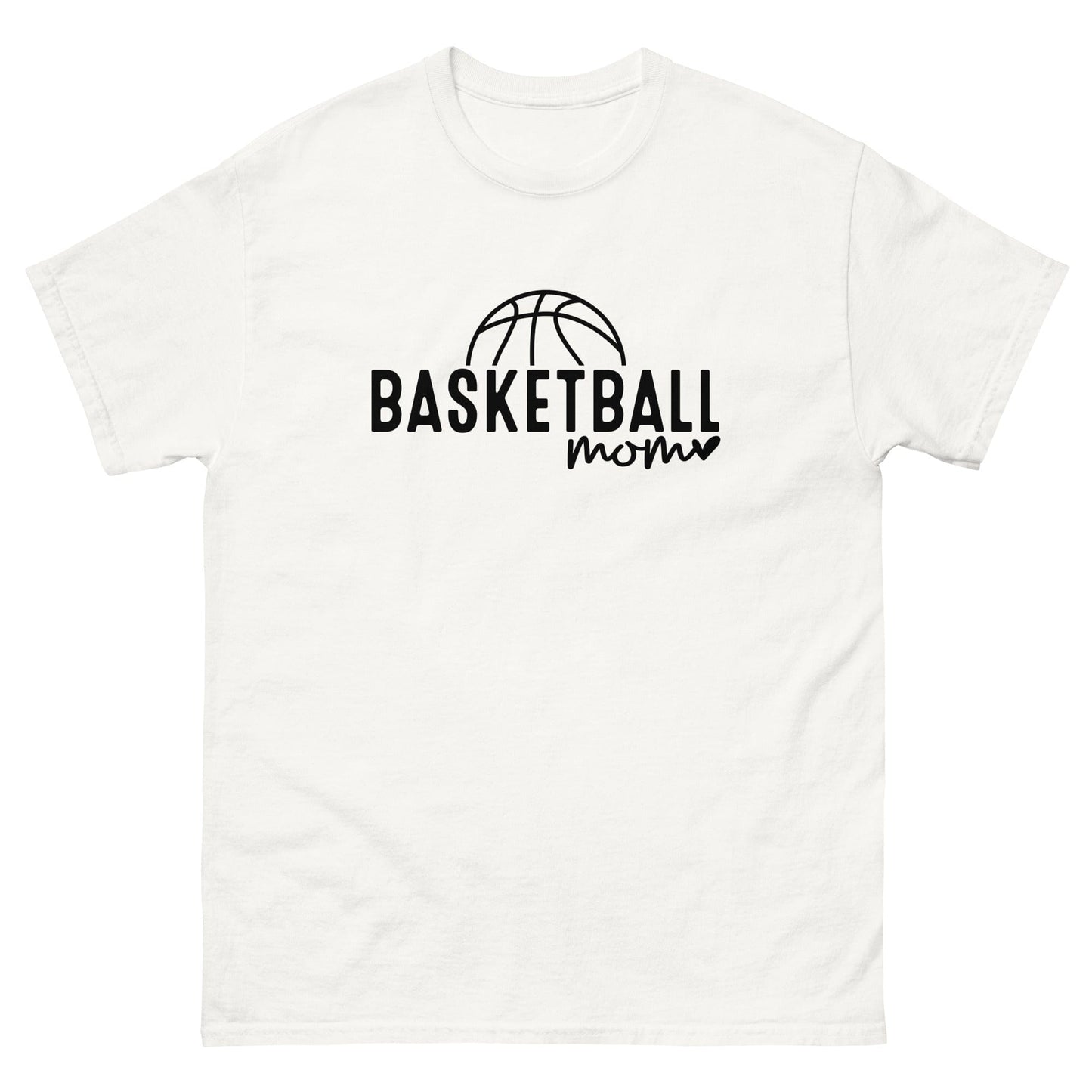 Basketball Mom Shirt White / S Spirit Gear Collective T-Shirt