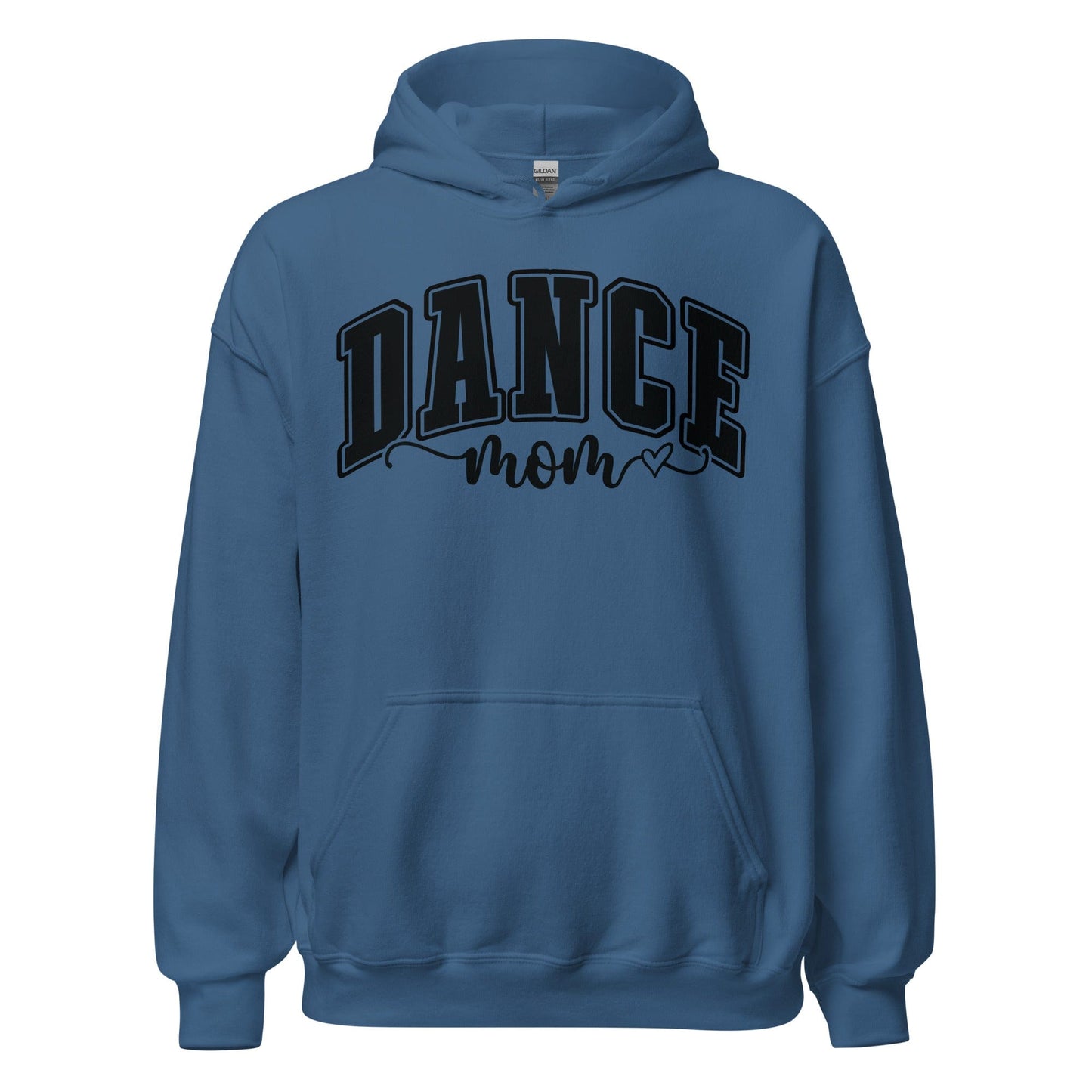 Bold Dance Mom Graphic Hoodie – Cozy & Stylish in Multiple Colors Indigo Blue / S Spirit Gear Collective Hoodie