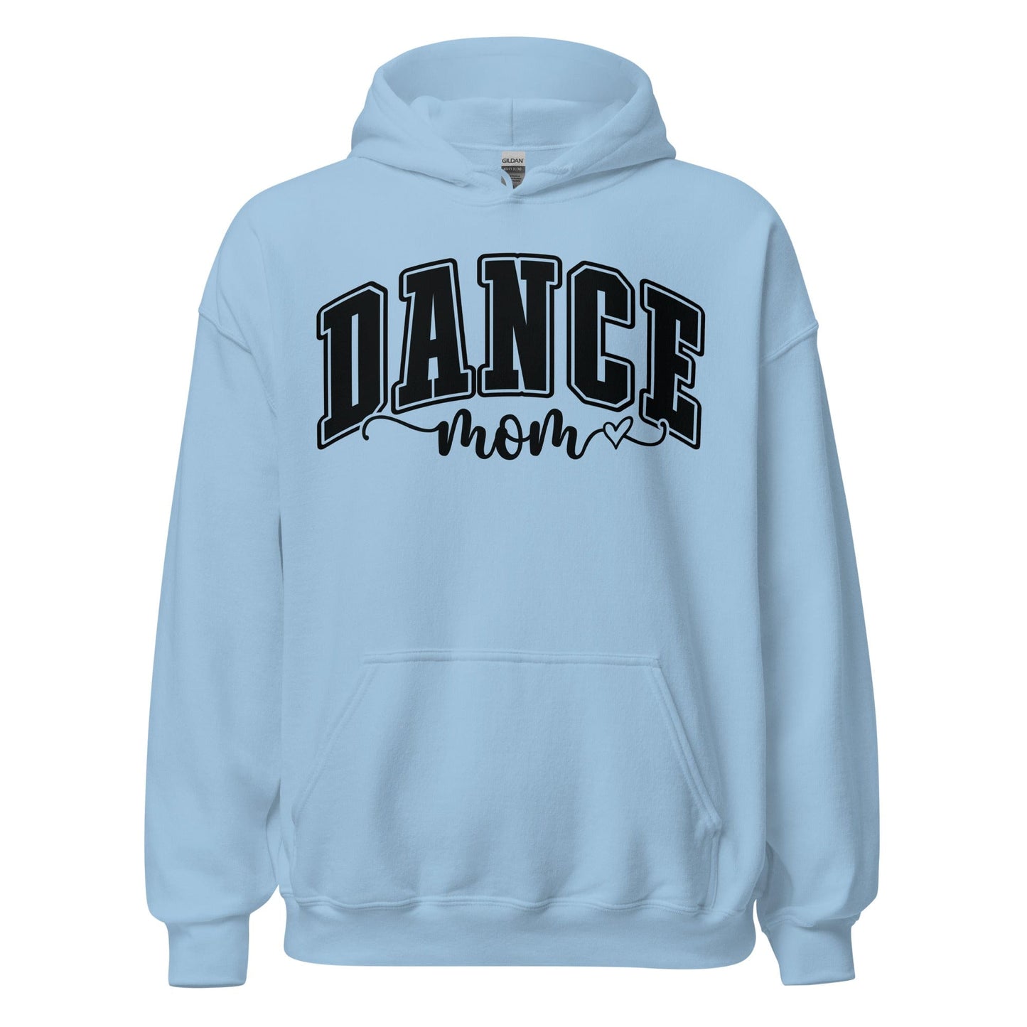 Bold Dance Mom Graphic Hoodie – Cozy & Stylish in Multiple Colors Light Blue / S Spirit Gear Collective Hoodie