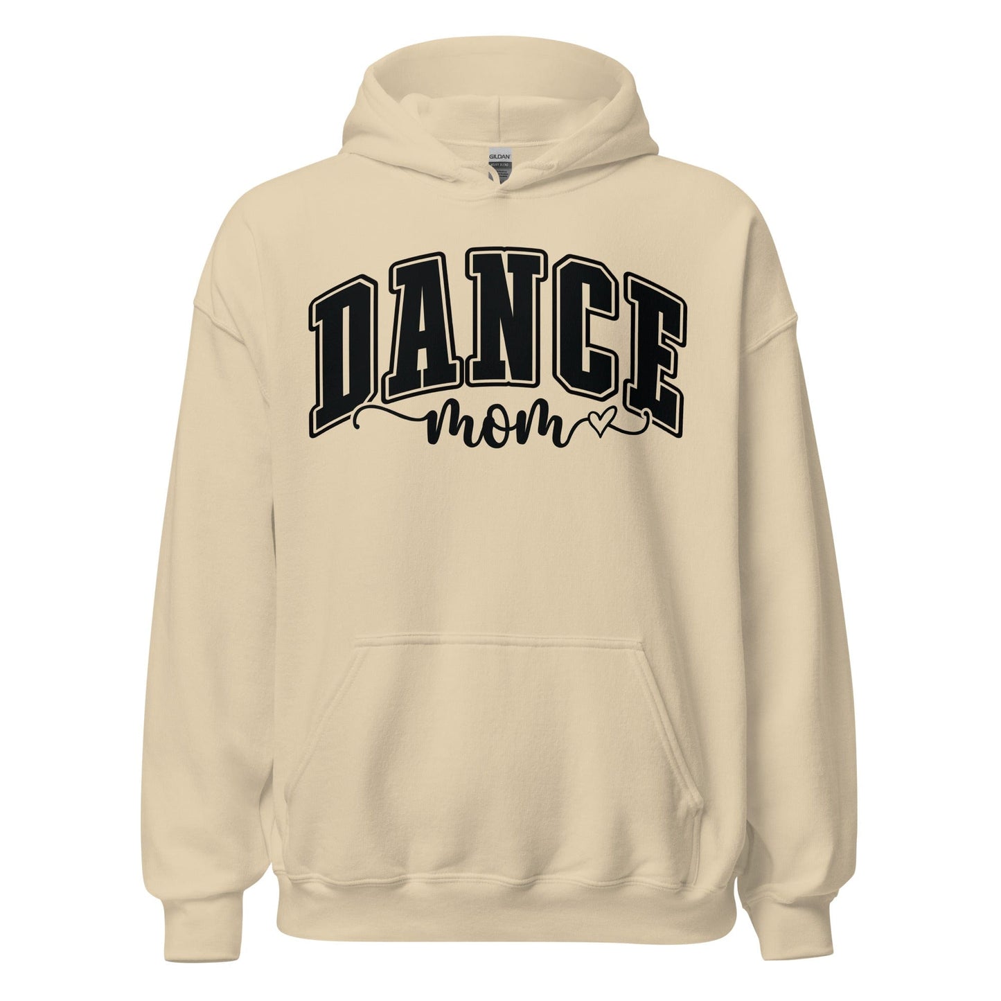 Bold Dance Mom Graphic Hoodie – Cozy & Stylish in Multiple Colors Sand / S Spirit Gear Collective Hoodie