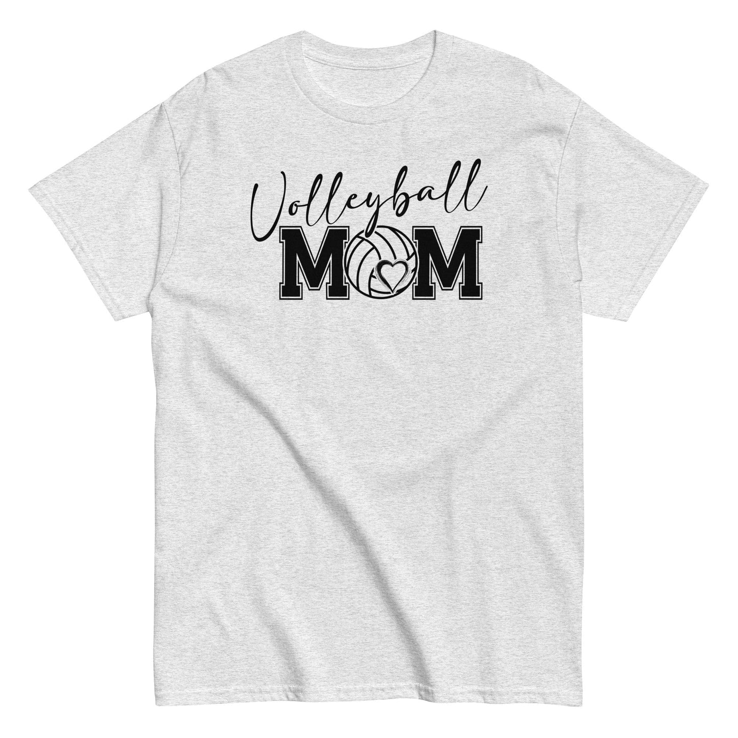 Bold & Script Volleyball Mom T-Shirt Ash / S Spirit Gear Collective T-Shirt