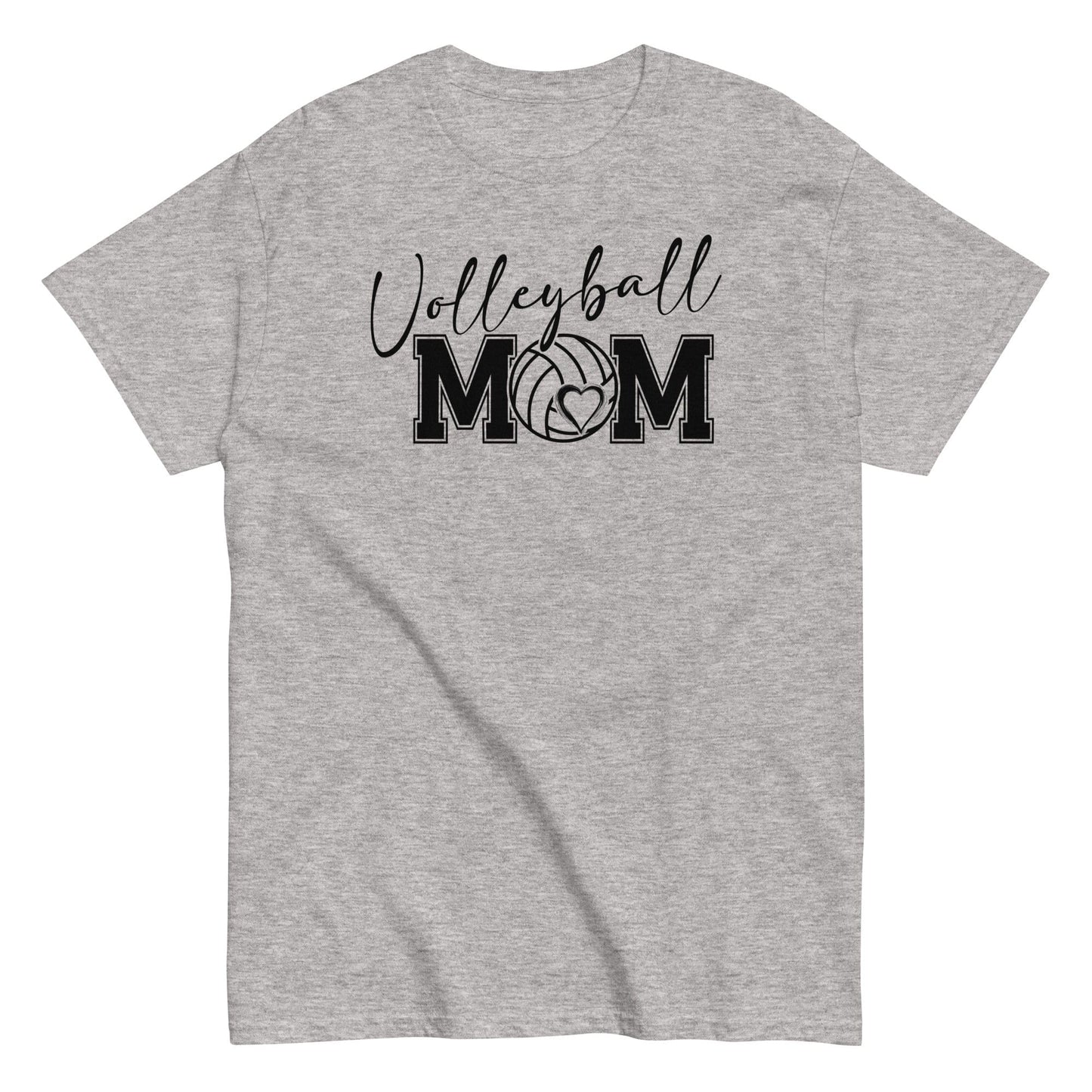 Bold & Script Volleyball Mom T-Shirt Sport Grey / S Spirit Gear Collective T-Shirt