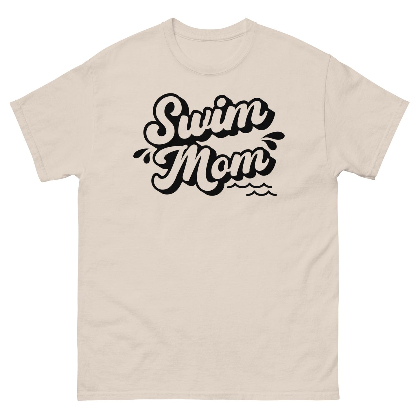 Bold Swim Mom Graphic Tee – Supportive, Stylish, and Sporty Natural / S Spirit Gear Collective T-Shirt