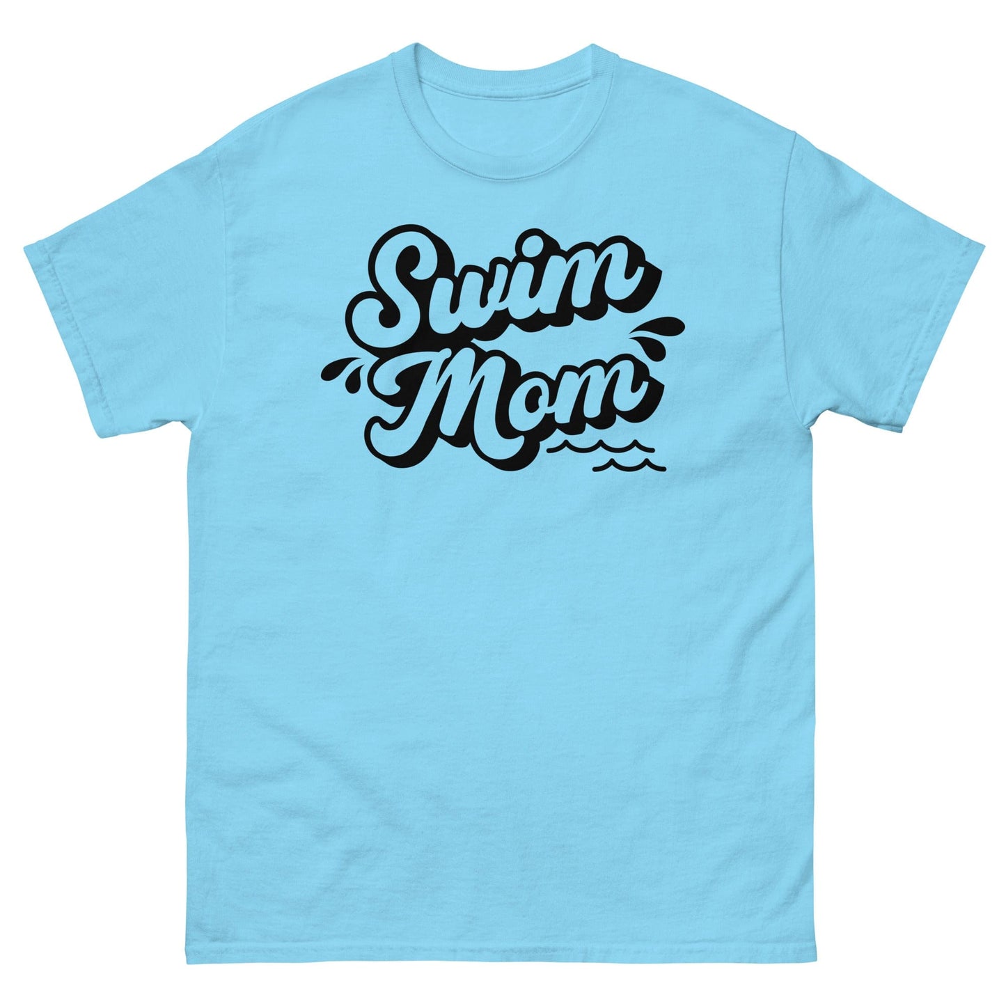 Bold Swim Mom Graphic Tee – Supportive, Stylish, and Sporty Sky / S Spirit Gear Collective T-Shirt