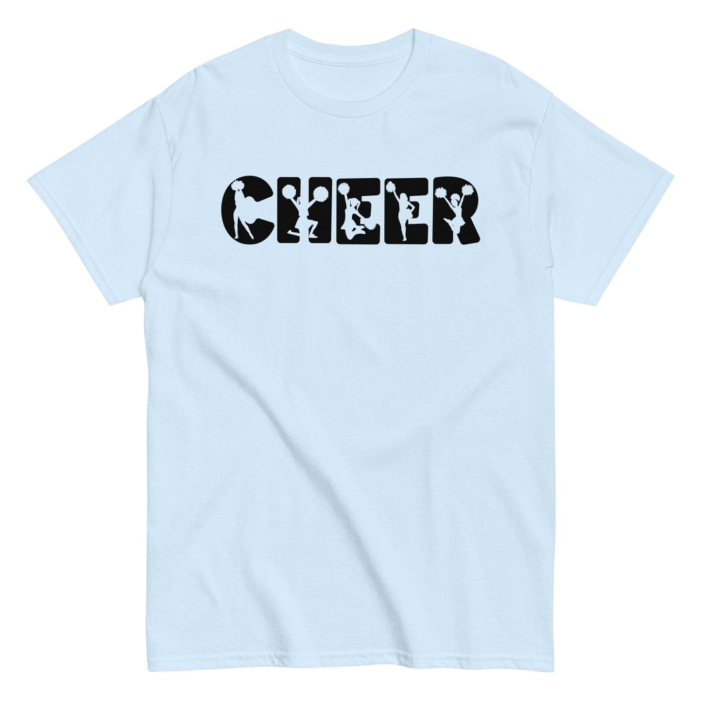 Cheer Graphic Shirt Light Blue / S Spirit Gear Collective T-Shirt