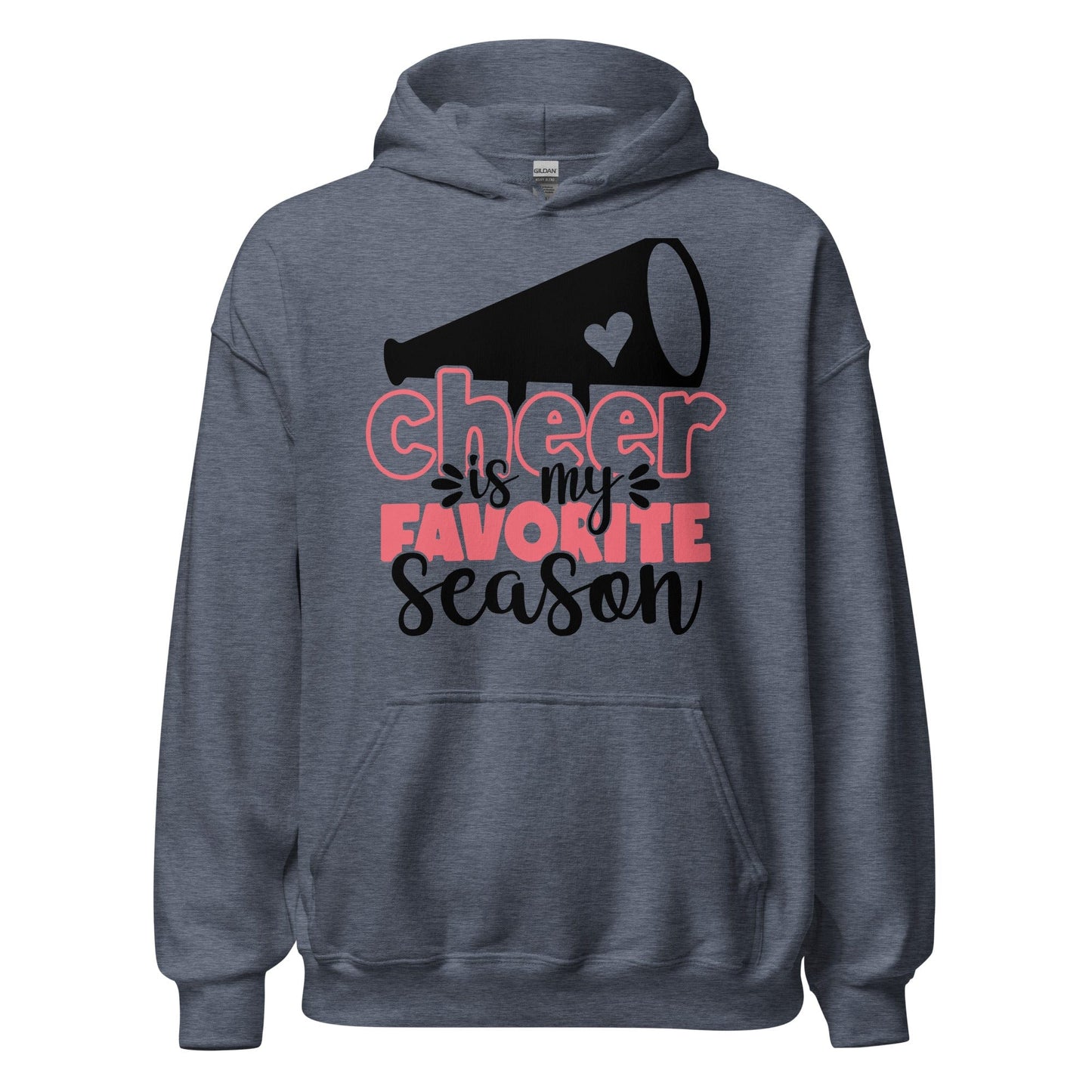 Cheer Is My Favorite Hoodie Heather Sport Dark Navy / S Spirit Gear Collective Hoodie