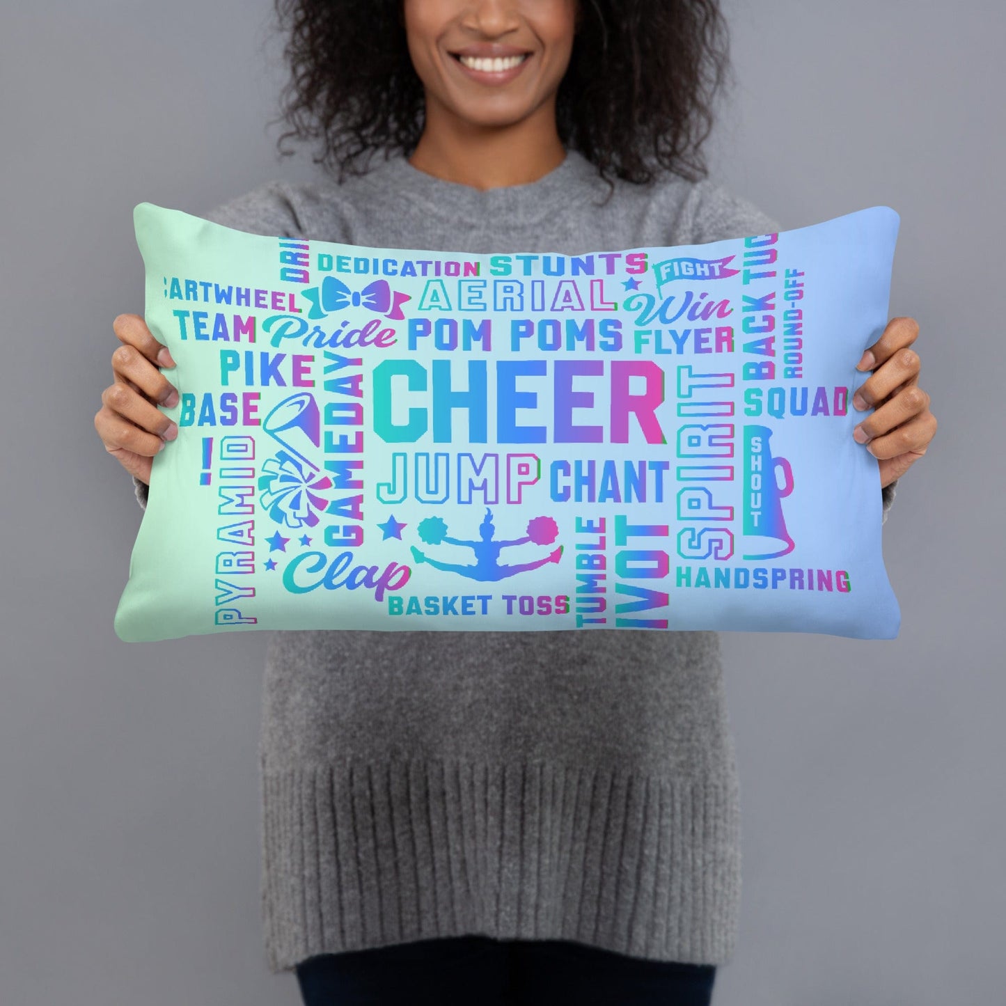 Cheerleading Pillow 20″×12″ Spirit Gear Collective Pillow