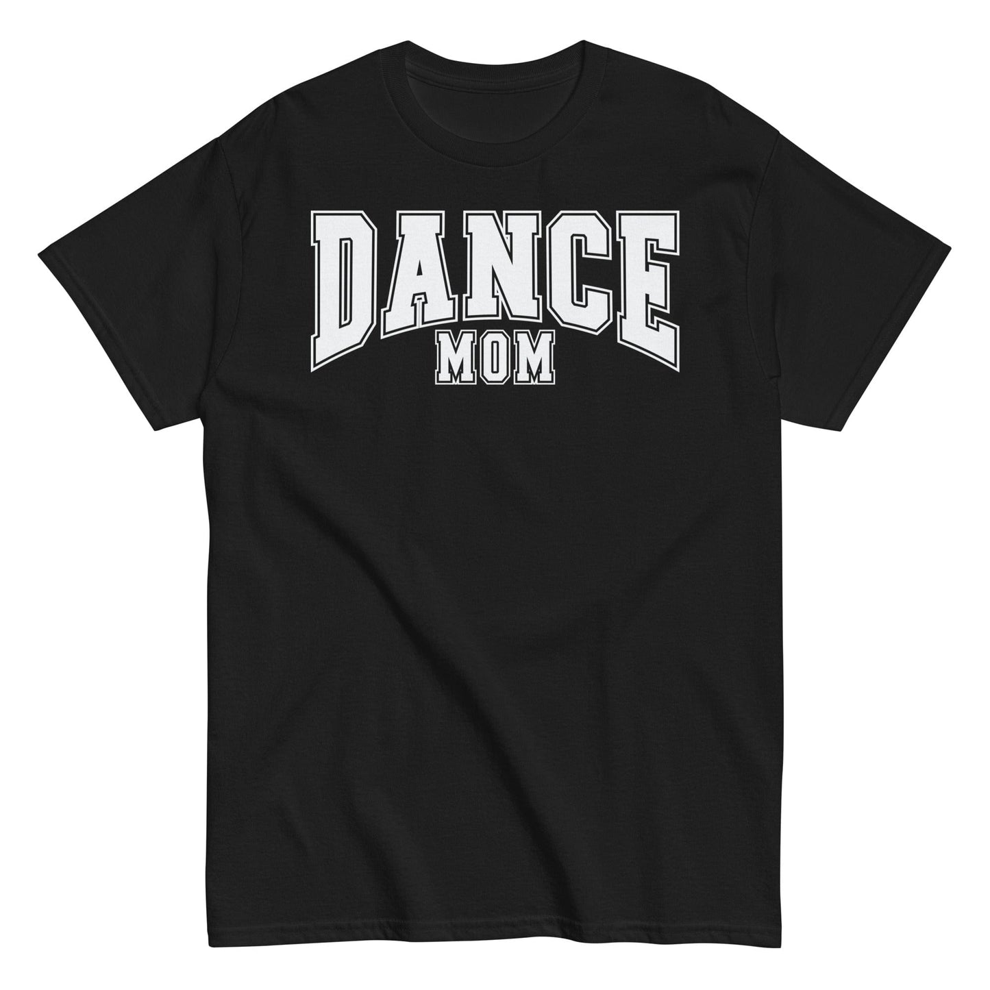 Classic Dance Mom Shirt | Bold Block Letter Dance Tee | Support Your Dancer in Style Black / S Spirit Gear Collective T-Shirt