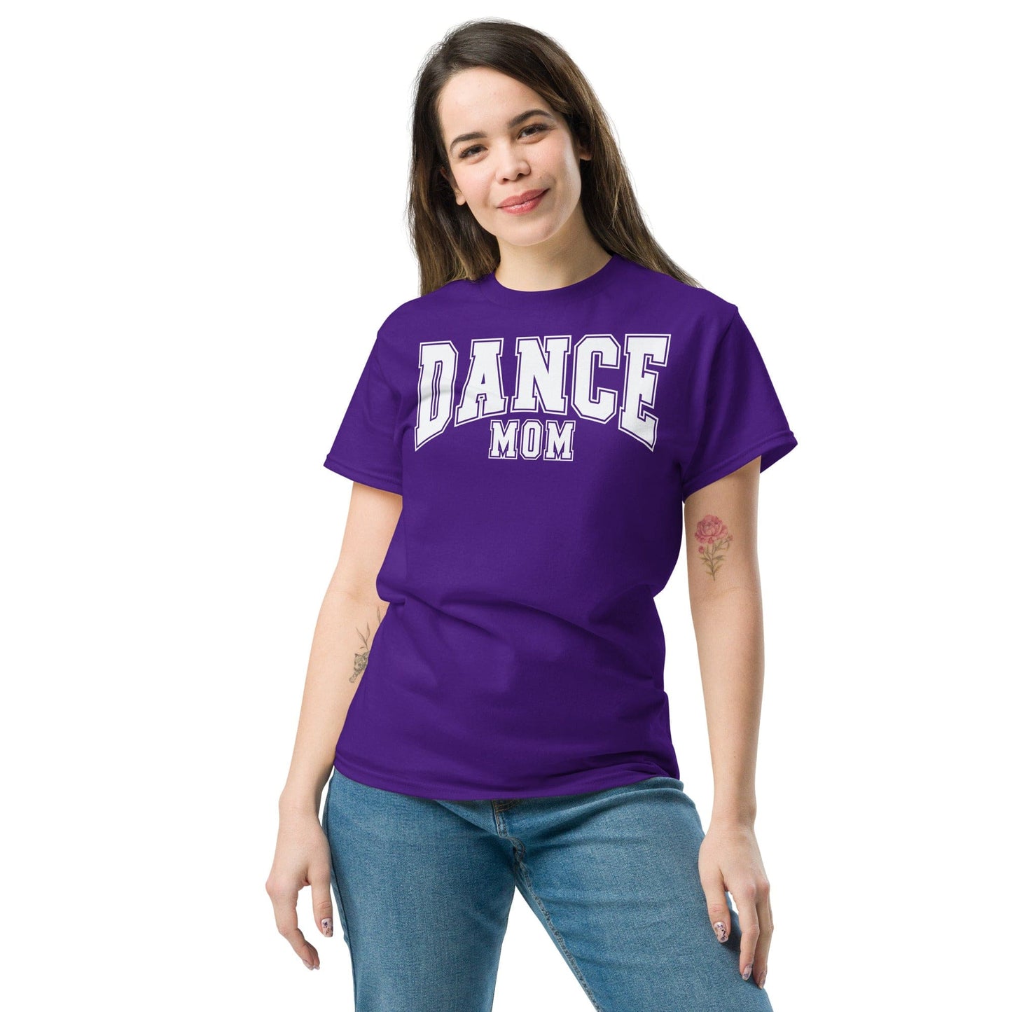 Classic Dance Mom Shirt | Bold Block Letter Dance Tee | Support Your Dancer in Style Spirit Gear Collective T-Shirt