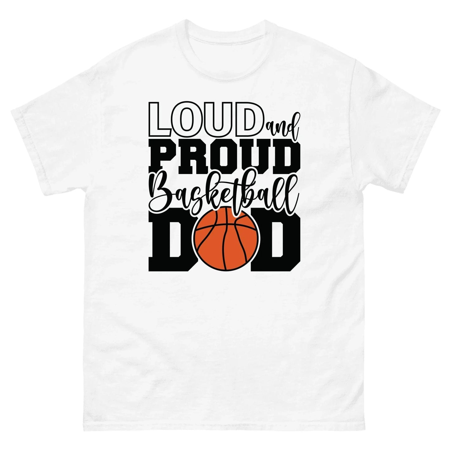 Custom Basketball Dad TShirt Spirit Gear Collective Custom Basketball Dad Shirt