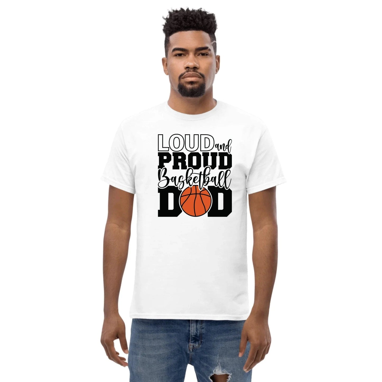 Custom Basketball Dad TShirt Spirit Gear Collective Custom Basketball Dad Shirt