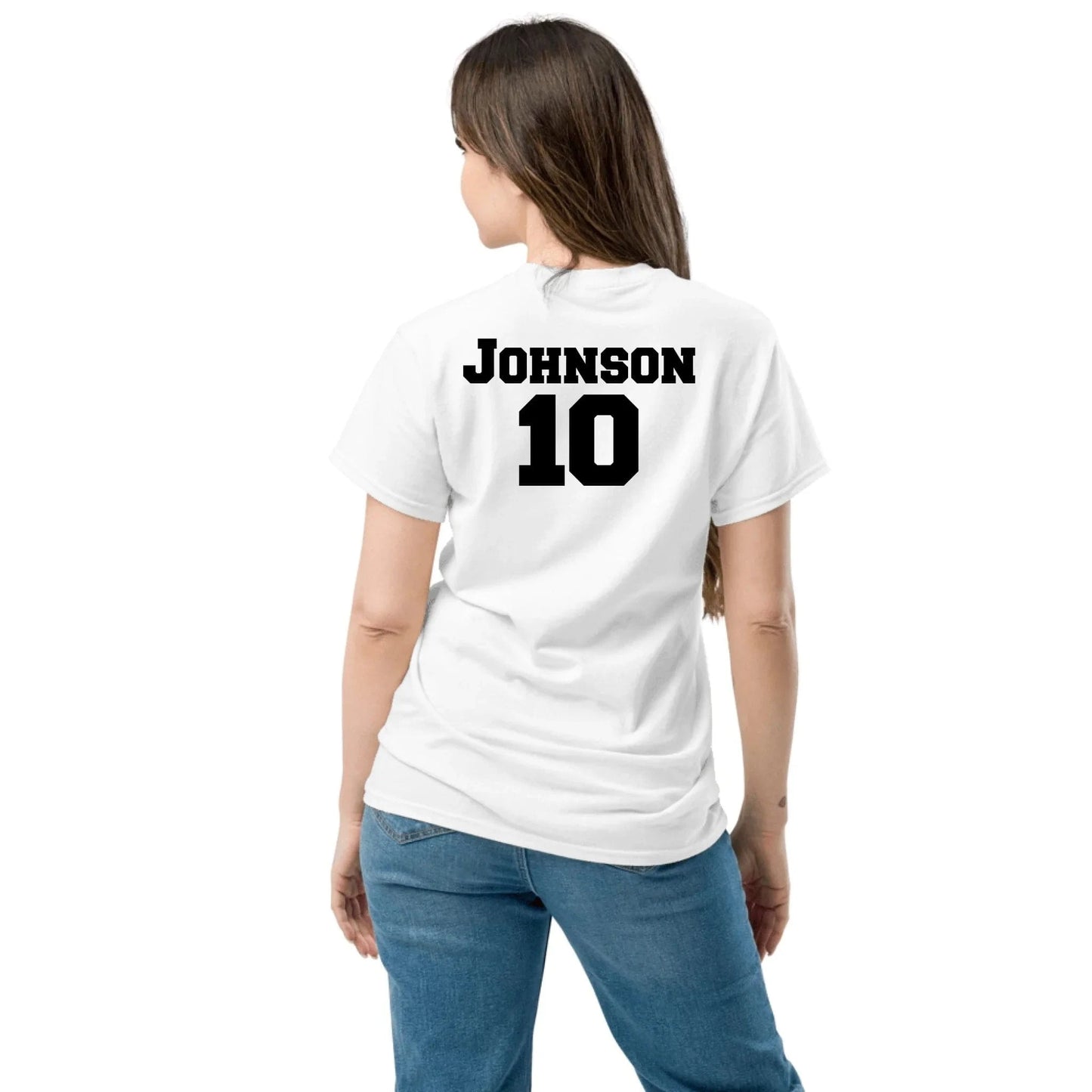 Custom Basketball Mom Shirt – Personalized Name & Jersey Number | Choose Front Graphic, Font & Color Spirit Gear Collective Custom Basketball Mom Shirt