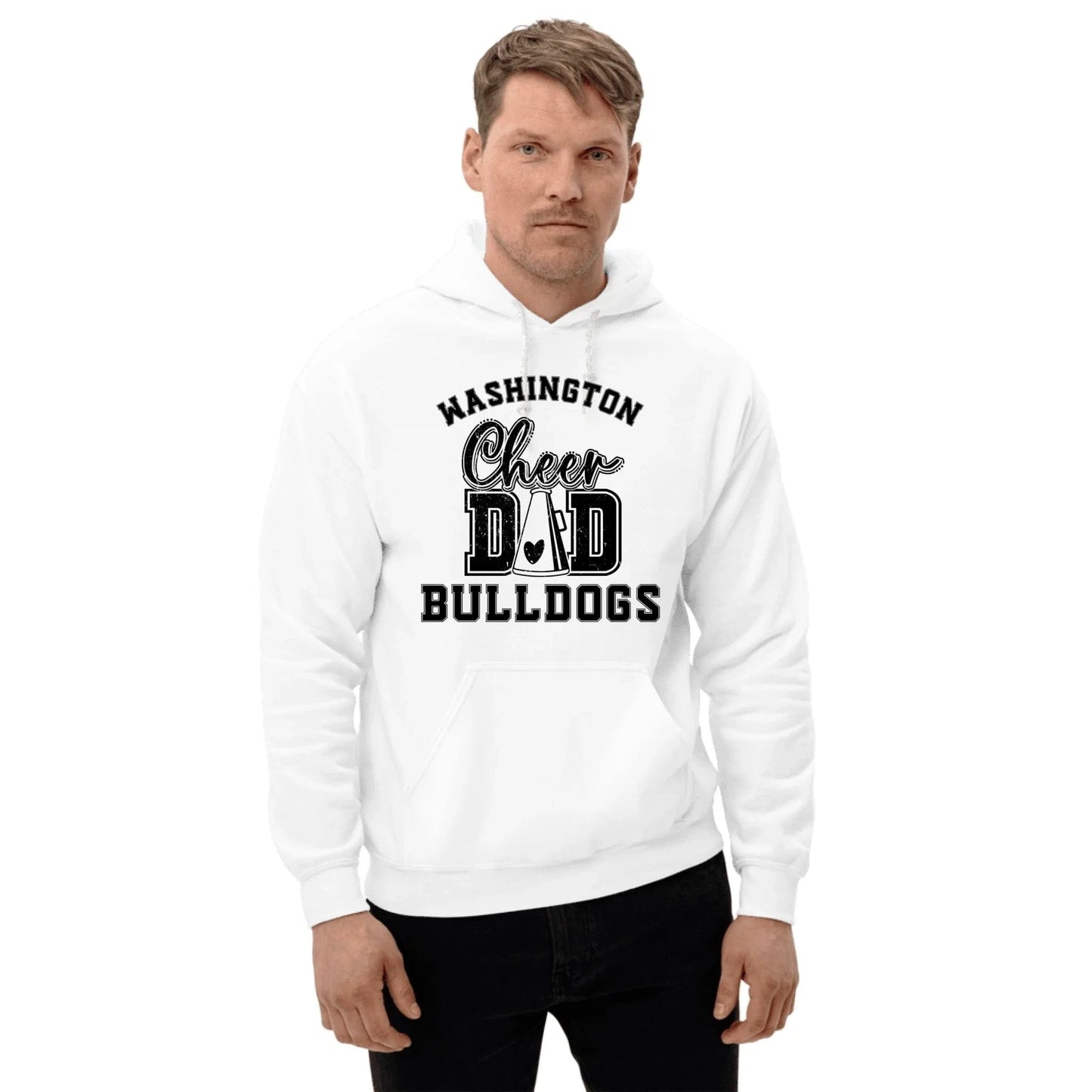 Custom Cheer Dad Hoodie Spirt Gear Collective Custom Cheer Dad Hoodie