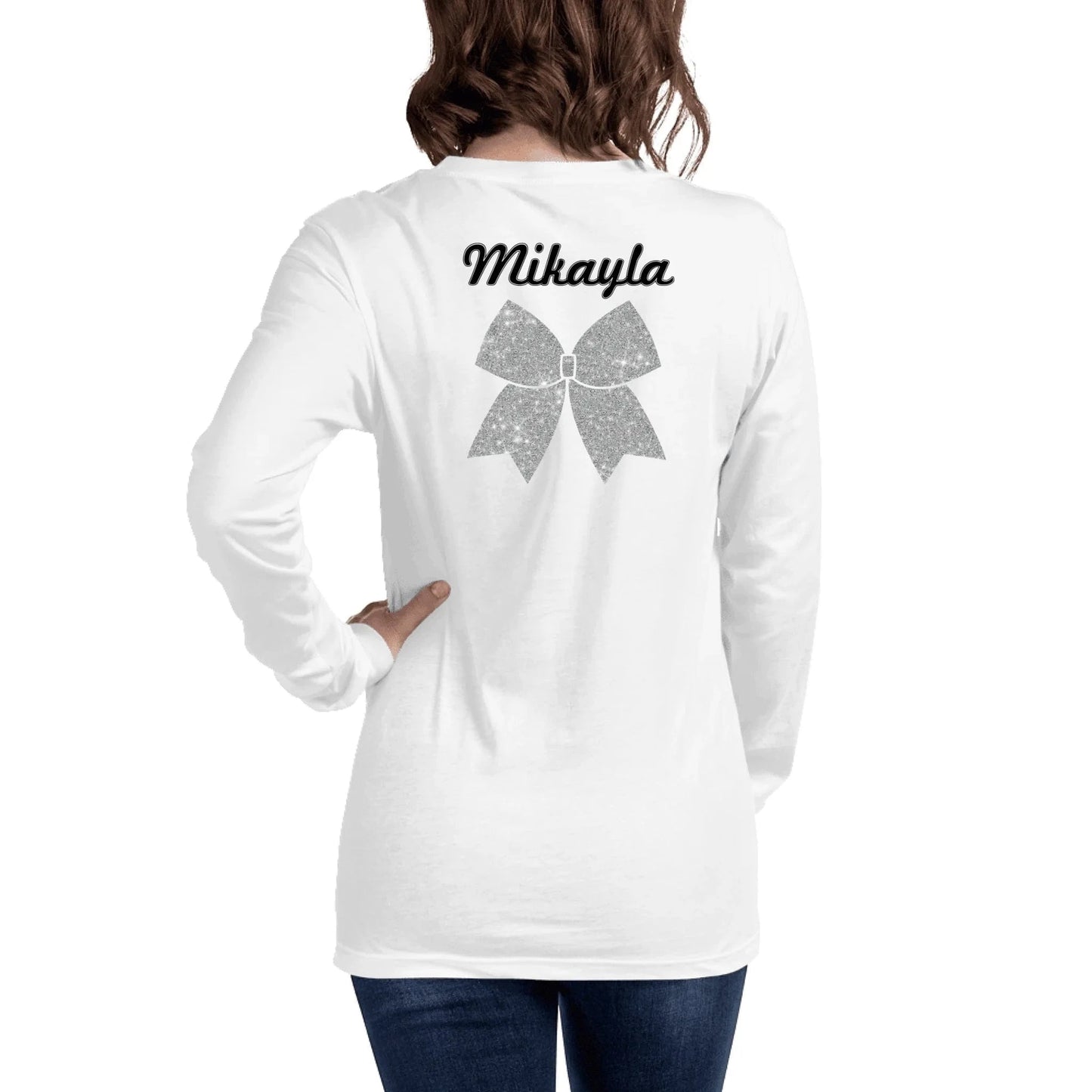 Custom Cheer Mom Long Sleeve Shirt Spirt Gear Collective Custom Cheer Mom Long Sleeve Shirt