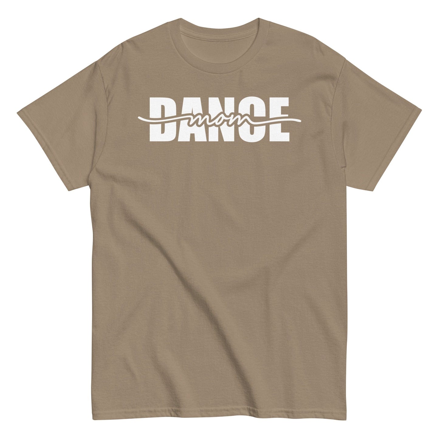 Dance Mom Bold Graphic T-Shirt – Strikethrough Style Tee Brown Savana / S Spirit Gear Collective T-Shirt