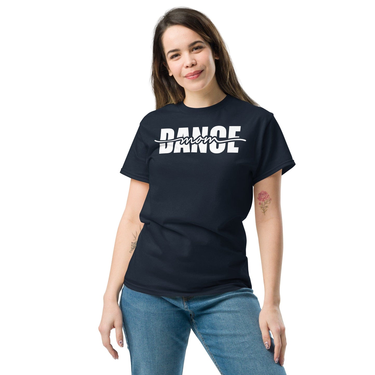 Dance Mom Bold Graphic T-Shirt – Strikethrough Style Tee Spirit Gear Collective T-Shirt