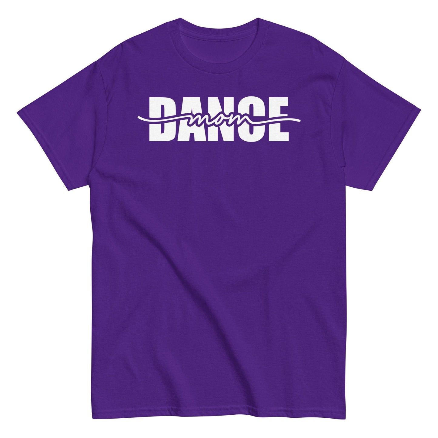 Dance Mom Bold Graphic T-Shirt – Strikethrough Style Tee Purple / S Spirit Gear Collective T-Shirt