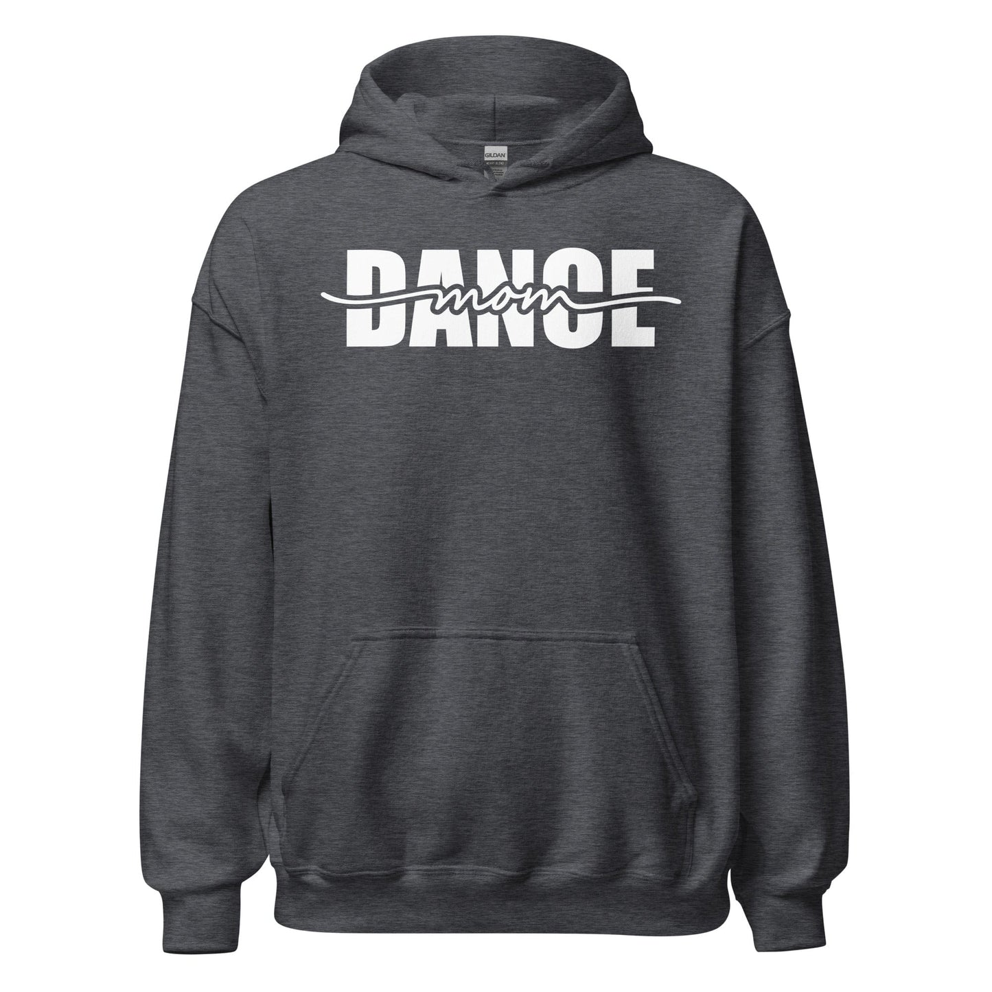 Dance Mom Graphic Hoodie – Strikethrough Style Tee Dark Heather / S Spirit Gear Collective Hoodie