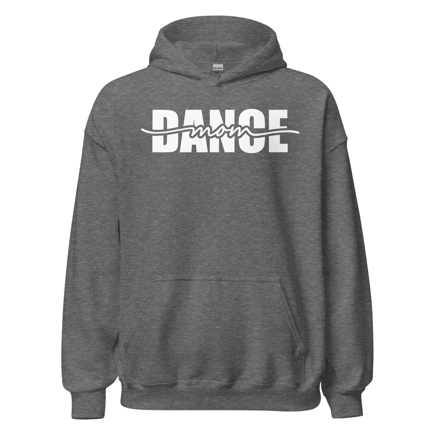 Dance Mom Graphic Hoodie – Strikethrough Style Tee Graphite Heather / S Spirit Gear Collective Hoodie
