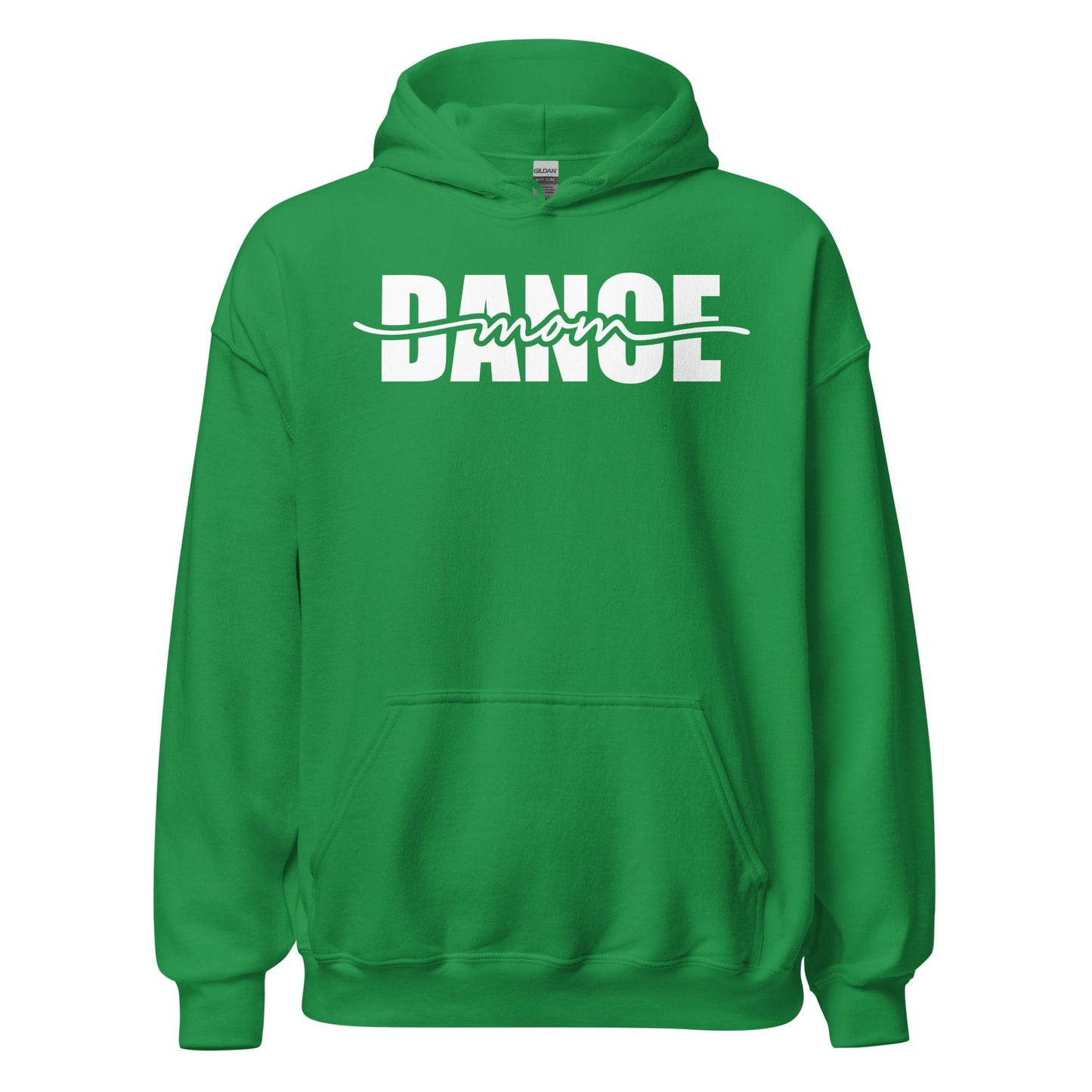 Dance Mom Graphic Hoodie – Strikethrough Style Tee Irish Green / S Spirit Gear Collective Hoodie