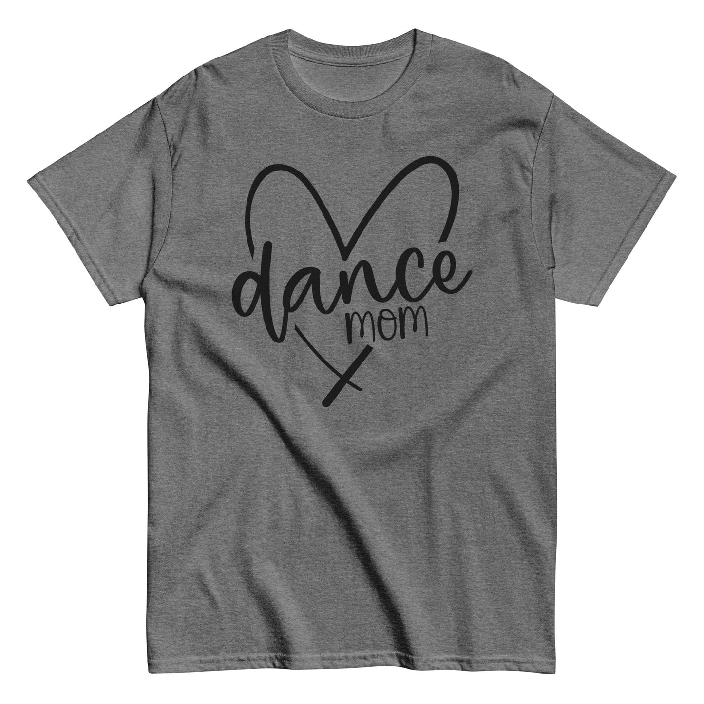 Dance Mom Heart Tee Graphite Heather / S Spirit Gear Collective T-Shirt