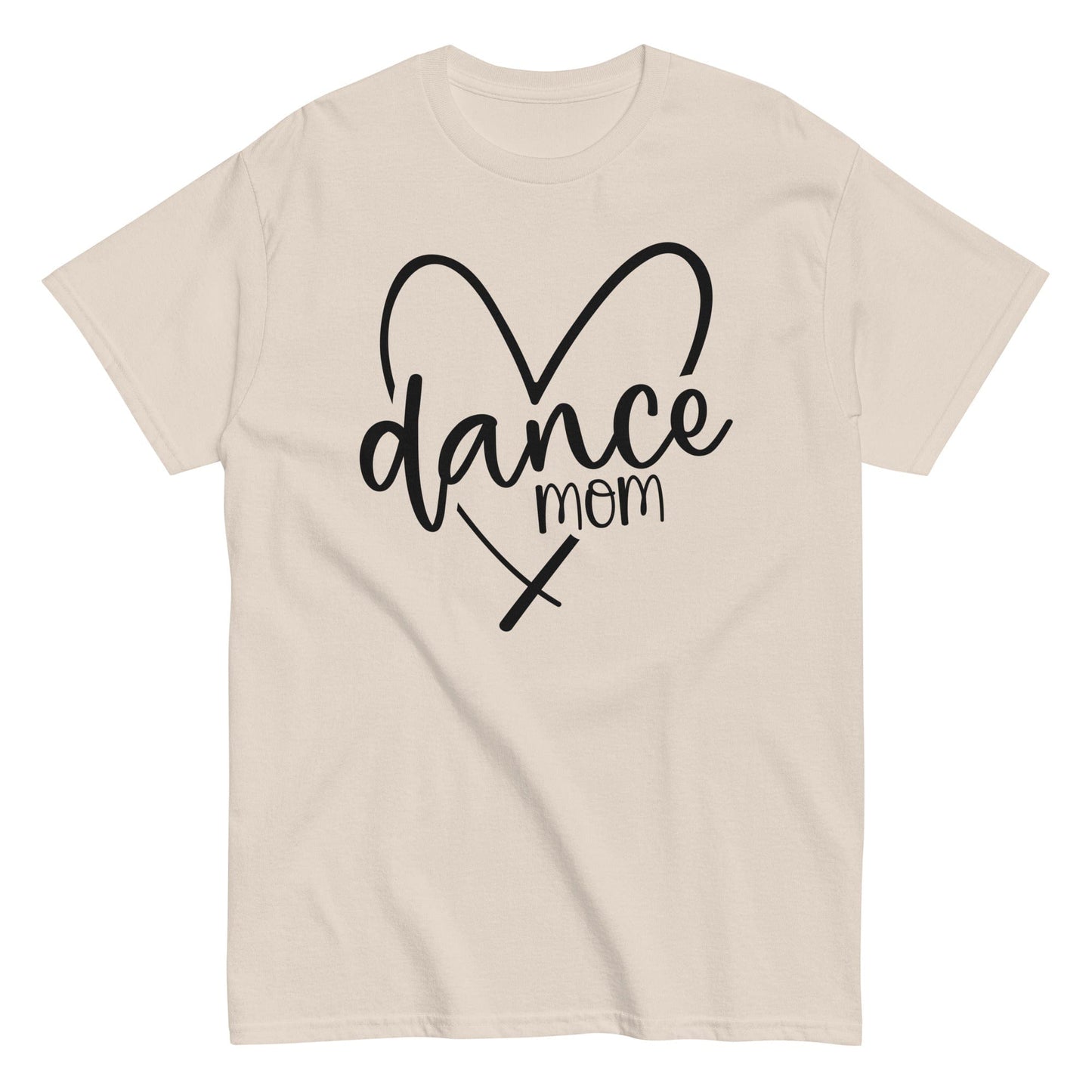 Dance Mom Heart Tee Natural / S Spirit Gear Collective T-Shirt