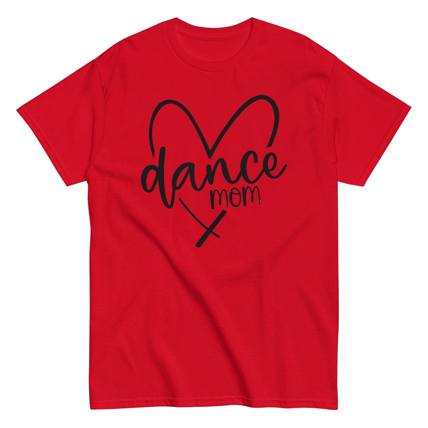 Dance Mom Heart Tee Red / S Spirit Gear Collective T-Shirt