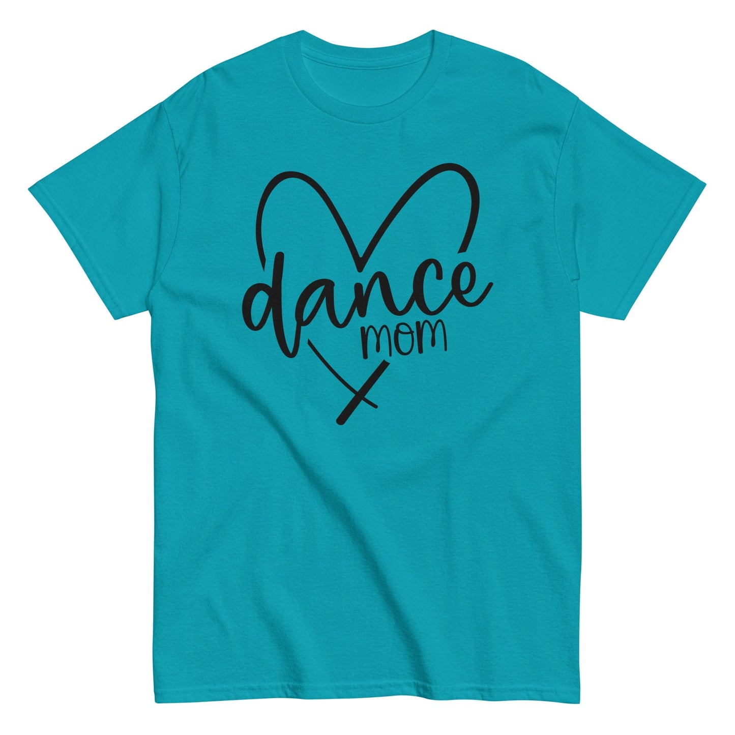 Dance Mom Heart Tee Tropical Blue / S Spirit Gear Collective T-Shirt