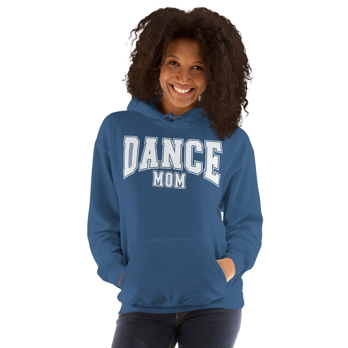 Dance Mom Hoodie | Bold Block Letter Pullover | Cozy Dance Parent Sweatshirt Spirit Gear Collective Hoodie
