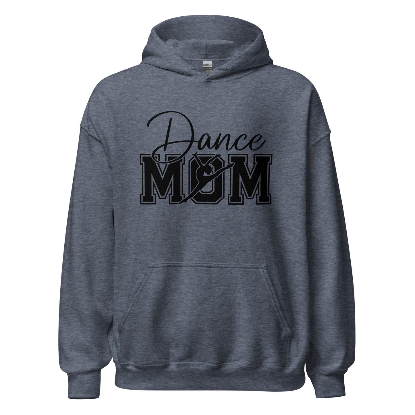 Dance Mom Hoodie | Bold Graphic Sweatshirt for Proud Dance Moms | Multiple Colors Heather Sport Dark Navy / S Spirit Gear Collective