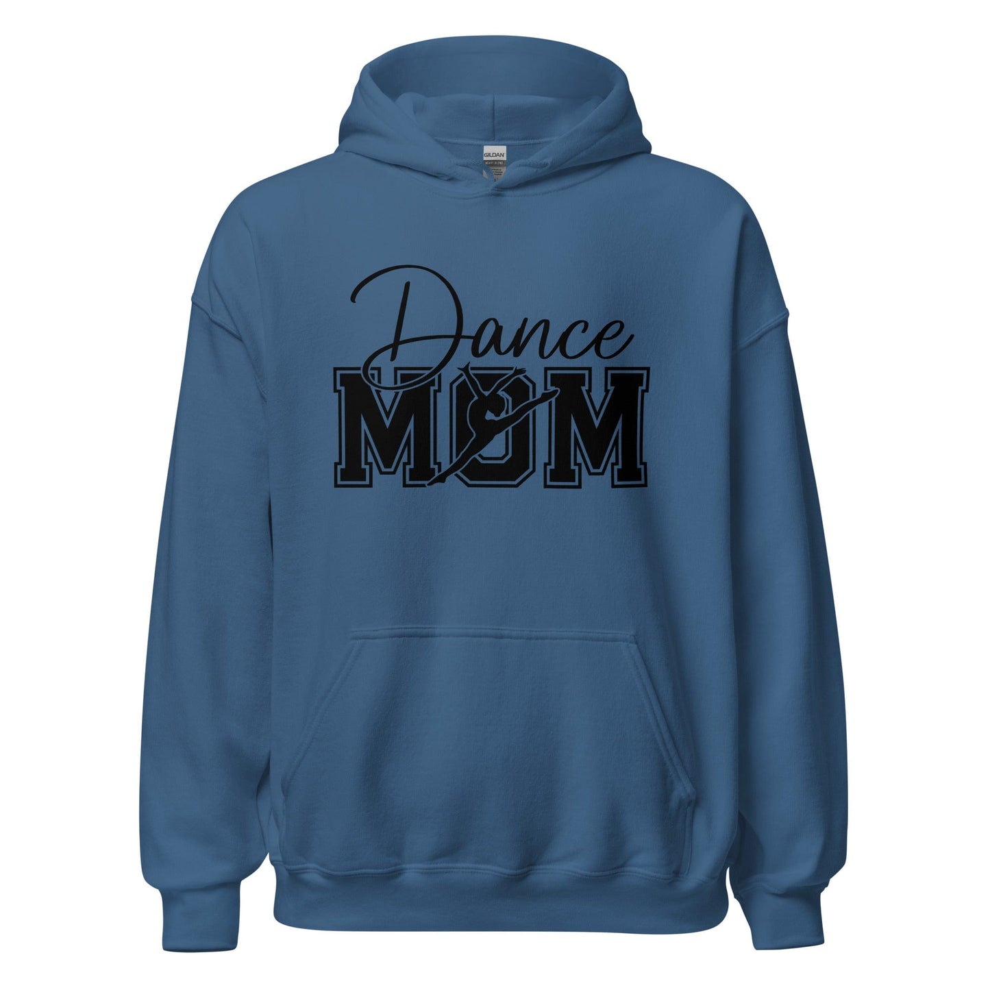 Dance Mom Hoodie | Bold Graphic Sweatshirt for Proud Dance Moms | Multiple Colors Indigo Blue / S Spirit Gear Collective