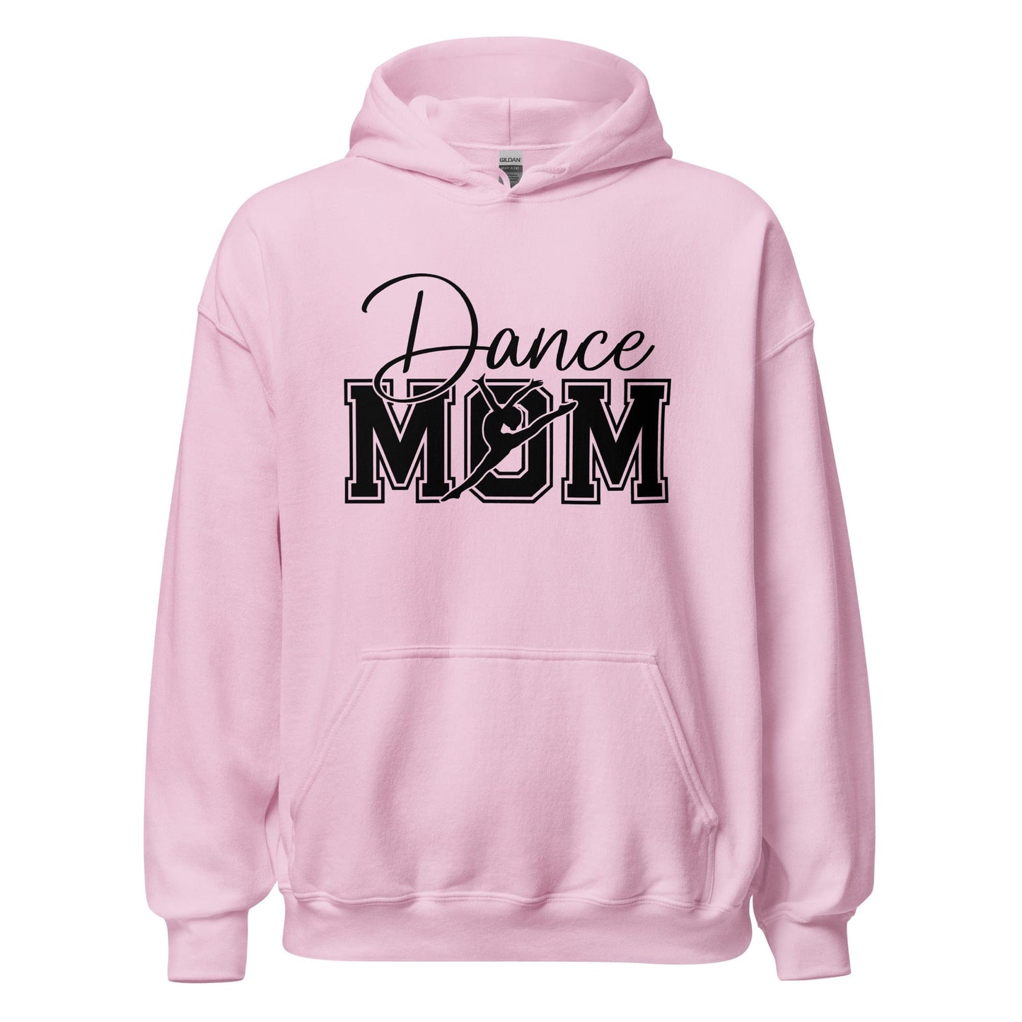 Dance Mom Hoodie | Bold Graphic Sweatshirt for Proud Dance Moms | Multiple Colors Light Pink / S Spirit Gear Collective