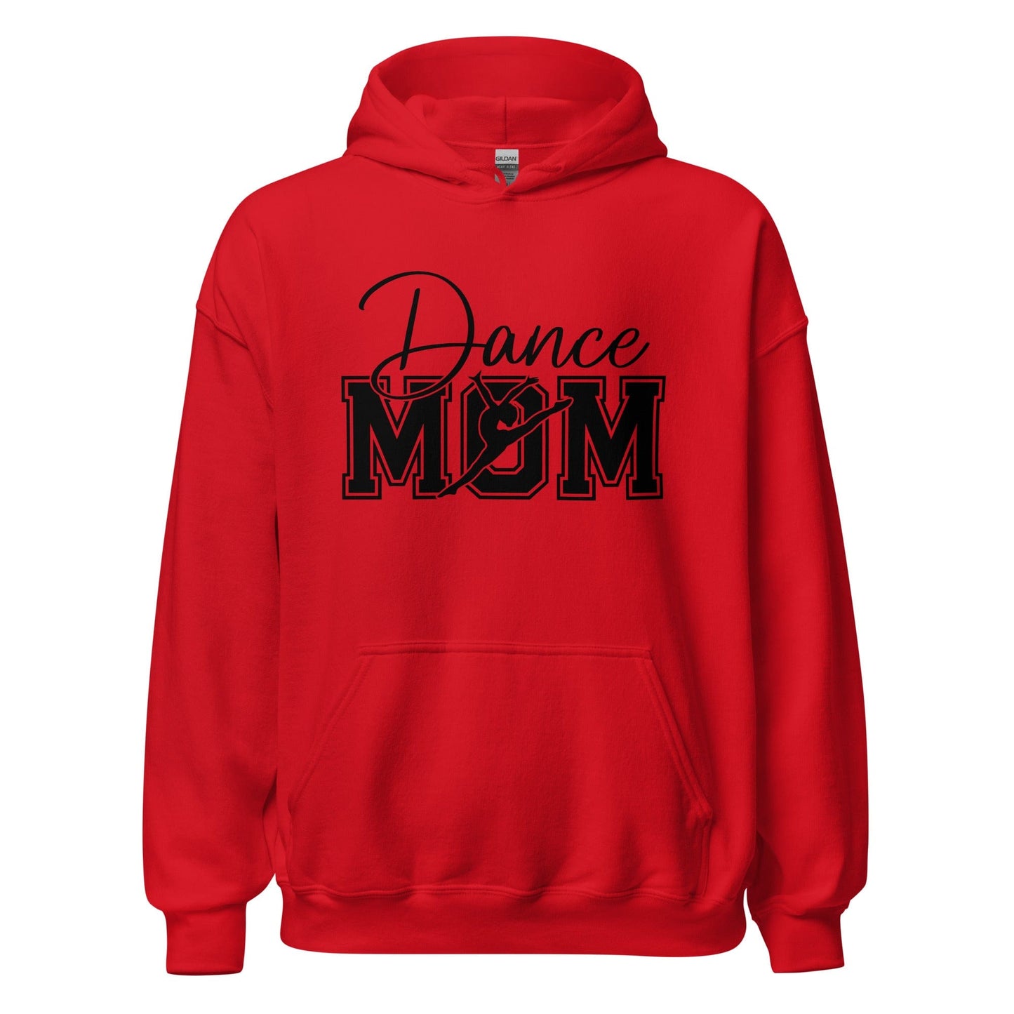 Dance Mom Hoodie | Bold Graphic Sweatshirt for Proud Dance Moms | Multiple Colors Red / S Spirit Gear Collective